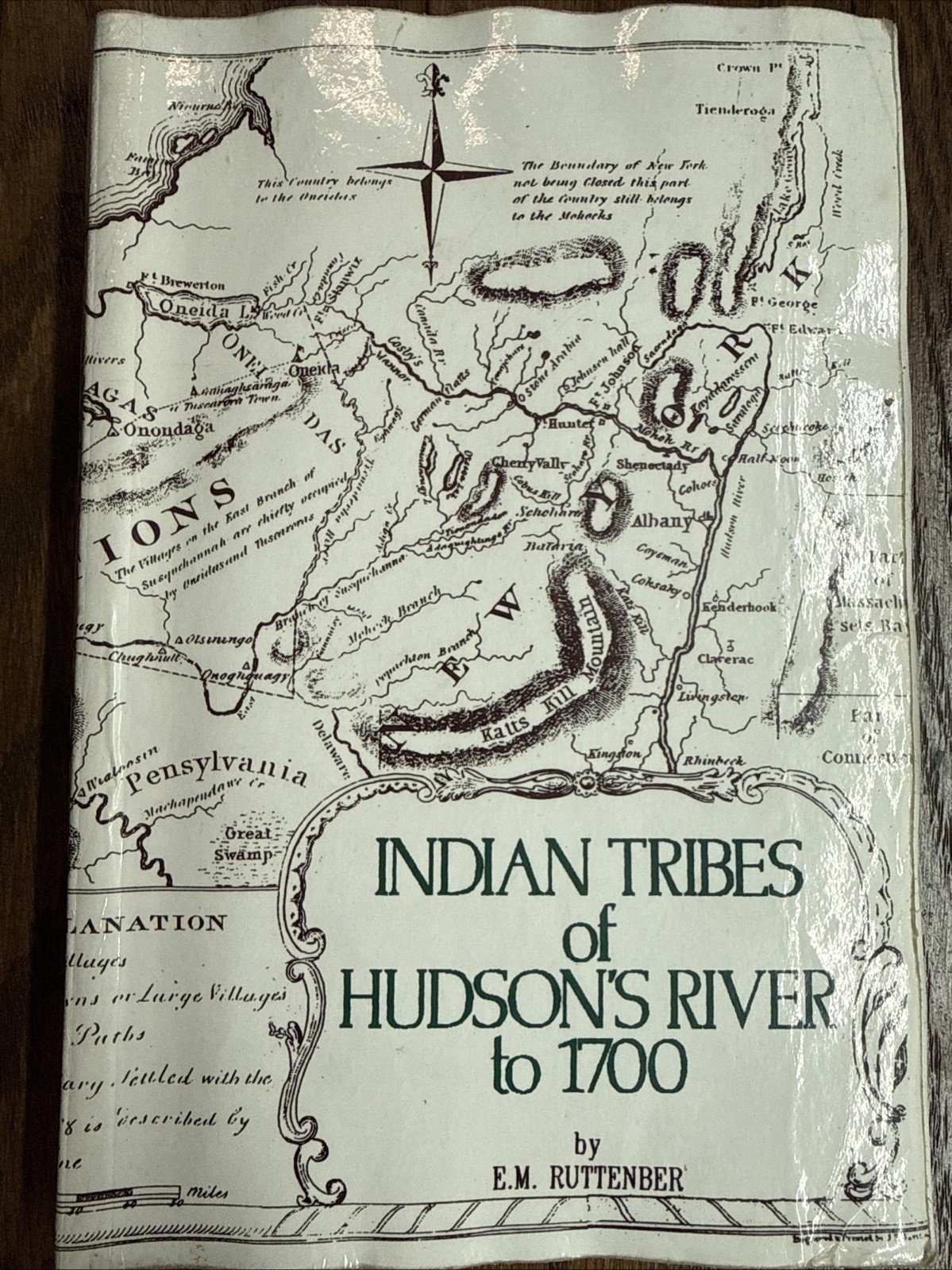 Indian Tribes of Hudson’s River To 1700 By E.M. Ruttenber Rare History Native Am