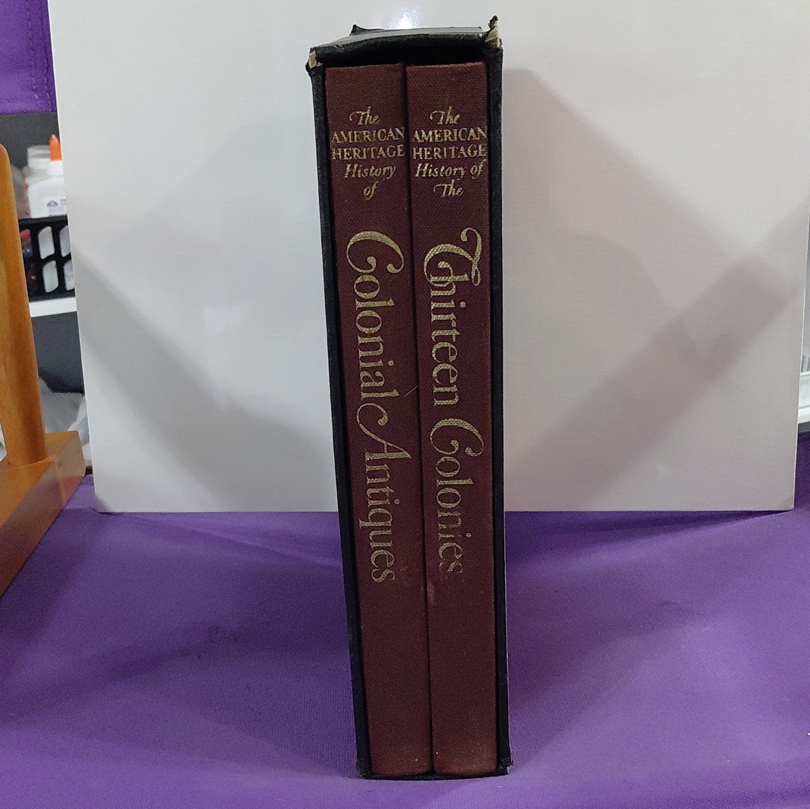 American Heritage History of Colonial America Hardcover Illustrated 2-Volume Set