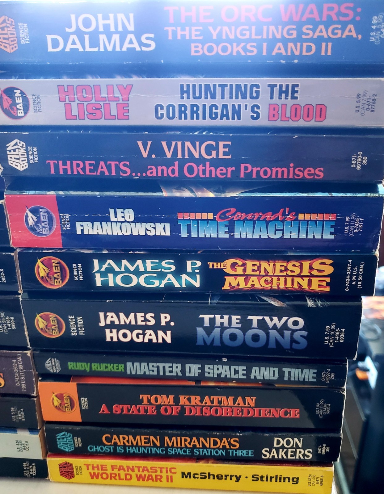 Science Fiction Books Lot Of 42 BAEN Published Awesome Collection Vintage 🔥
