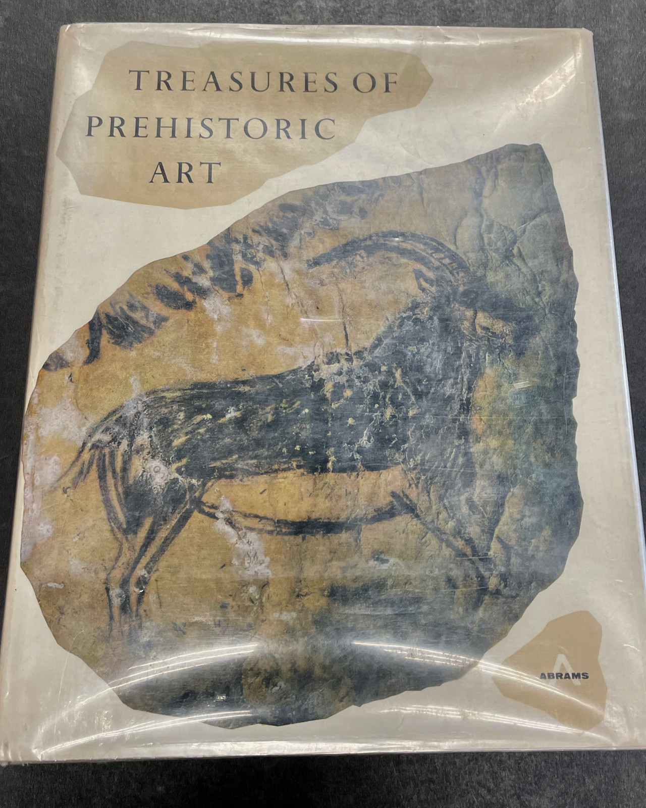 Leroi-Gourhan 1967 TREASURES OF PREHISTORIC ART Abrams Inc Hardcover Ex-Library