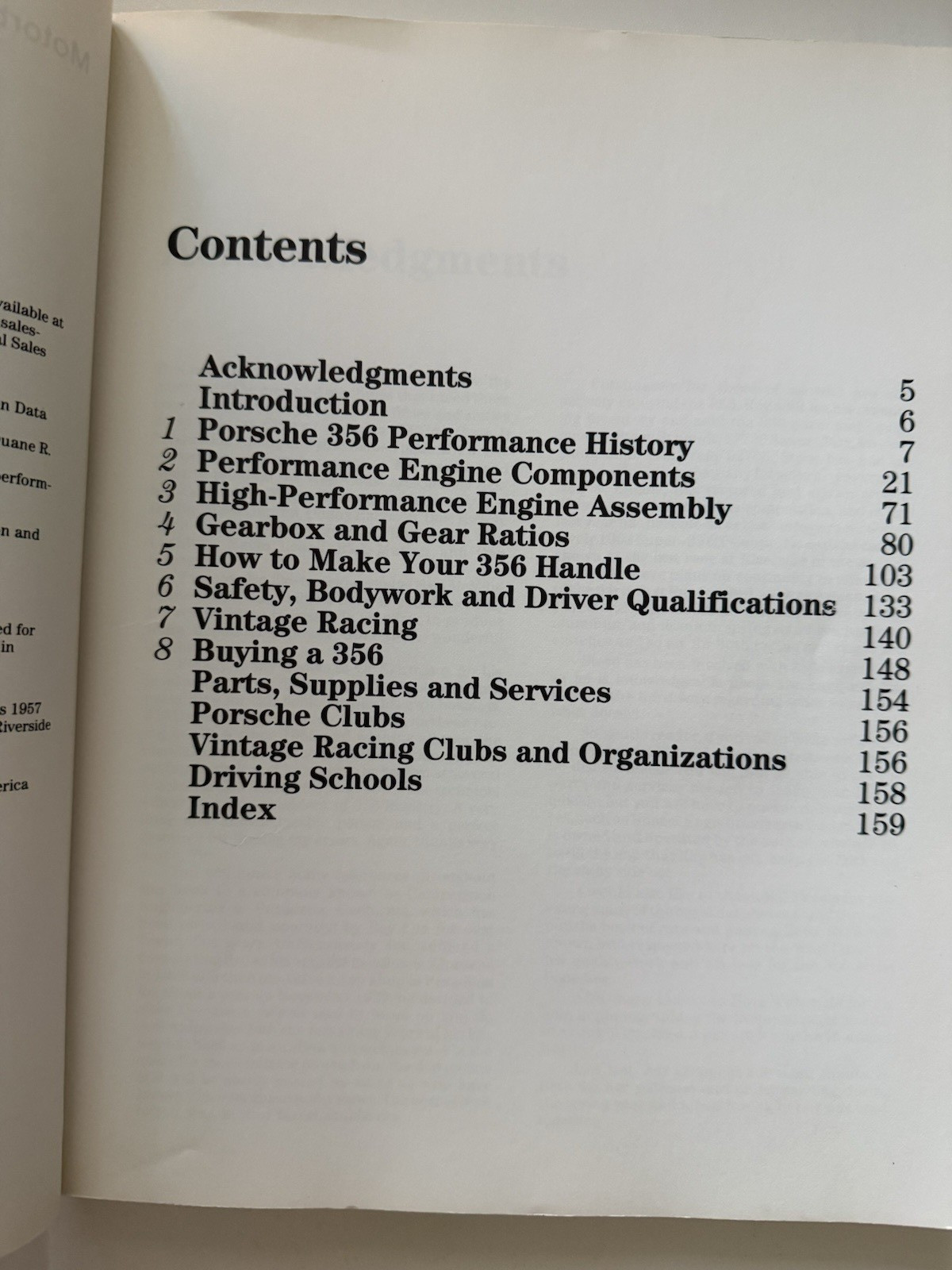 Porsche 356 Performance Handbook by Duane R. Spencer 1990
