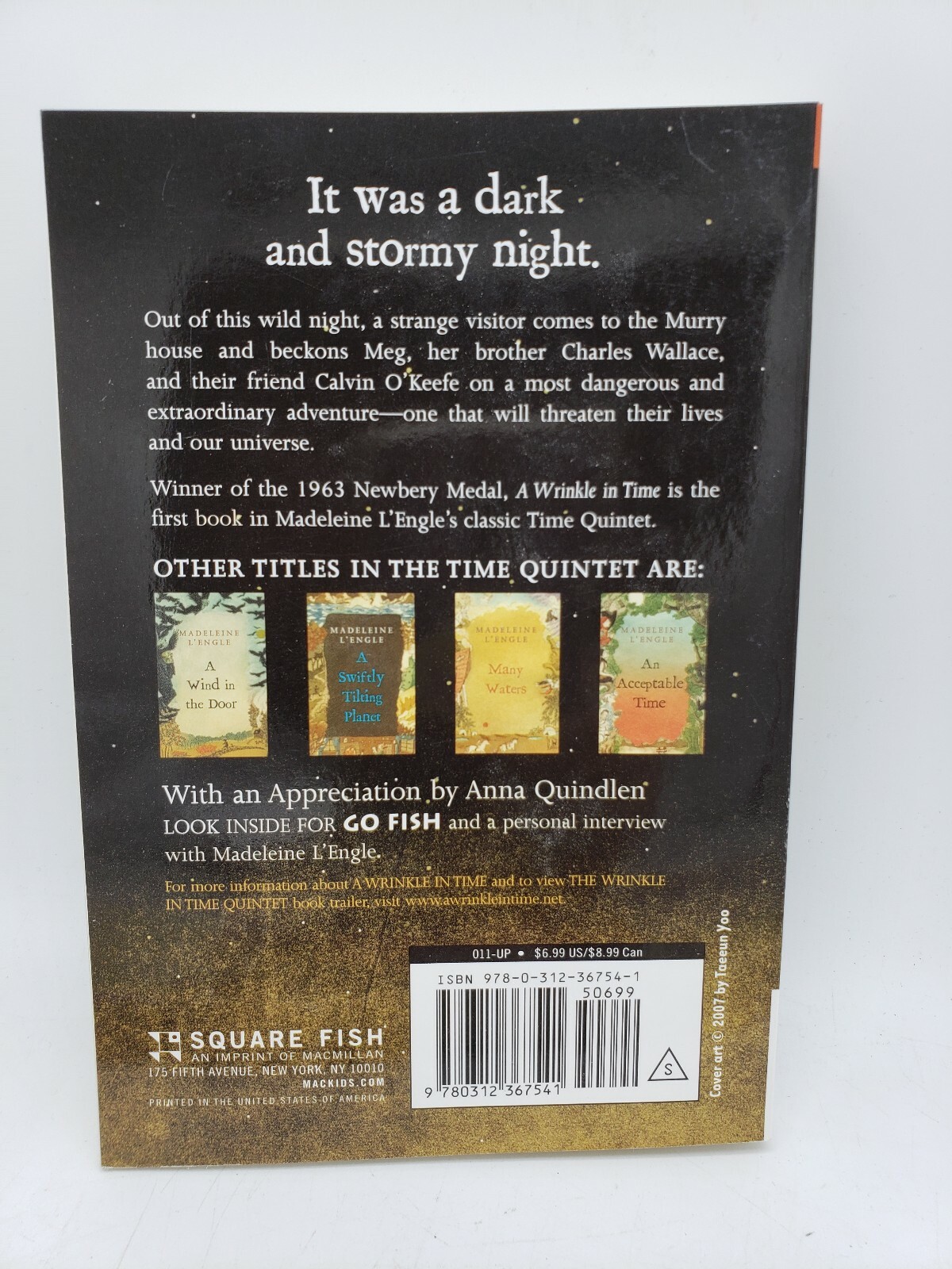 Lot of 6 Square Fish Paperback Books: Wrinkle in Time The Silver Branch Young Fu