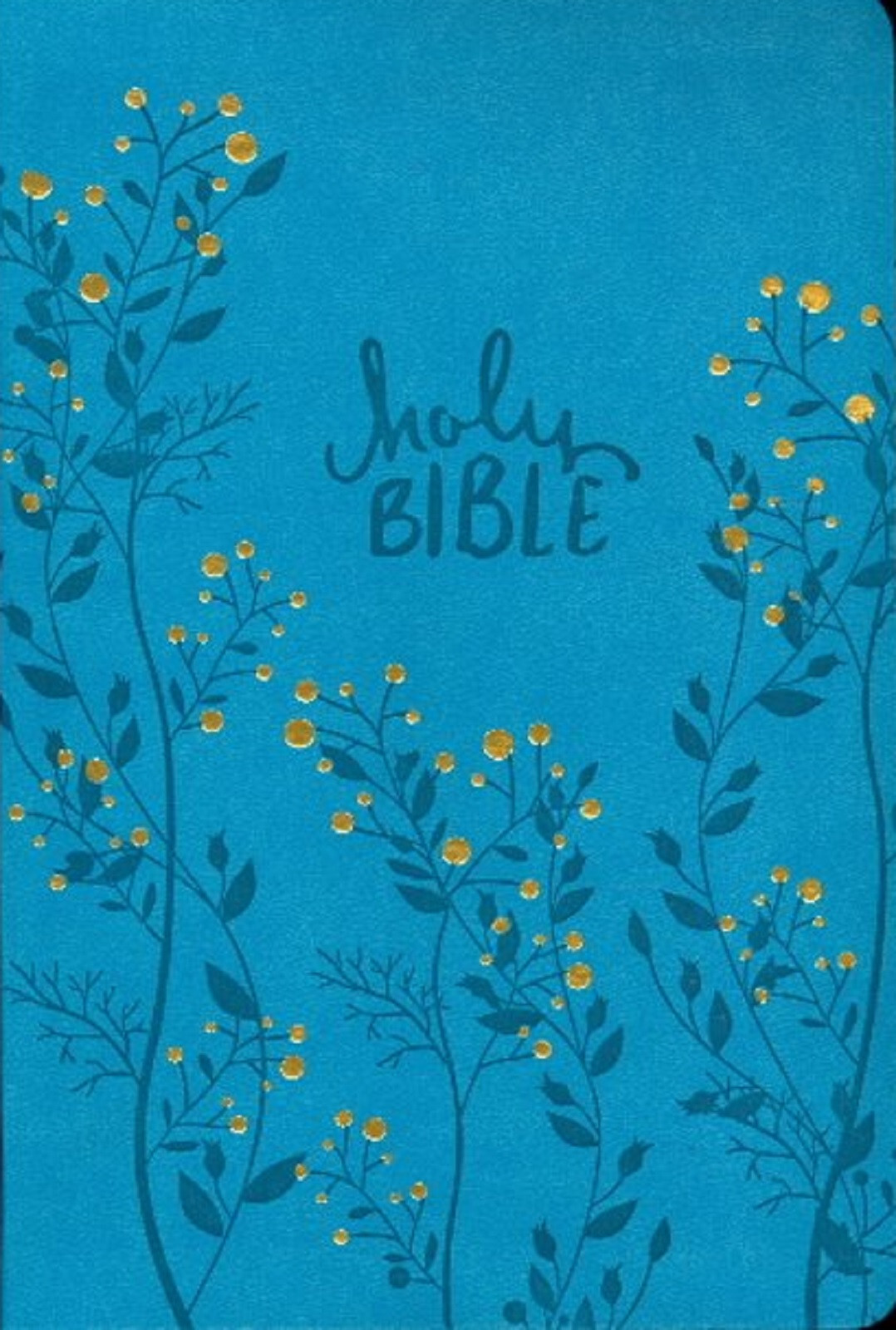 NKJV Giant Print Holy Bible Aqua Imitation Leather BRAND NEW in Shrink Wrap!!!