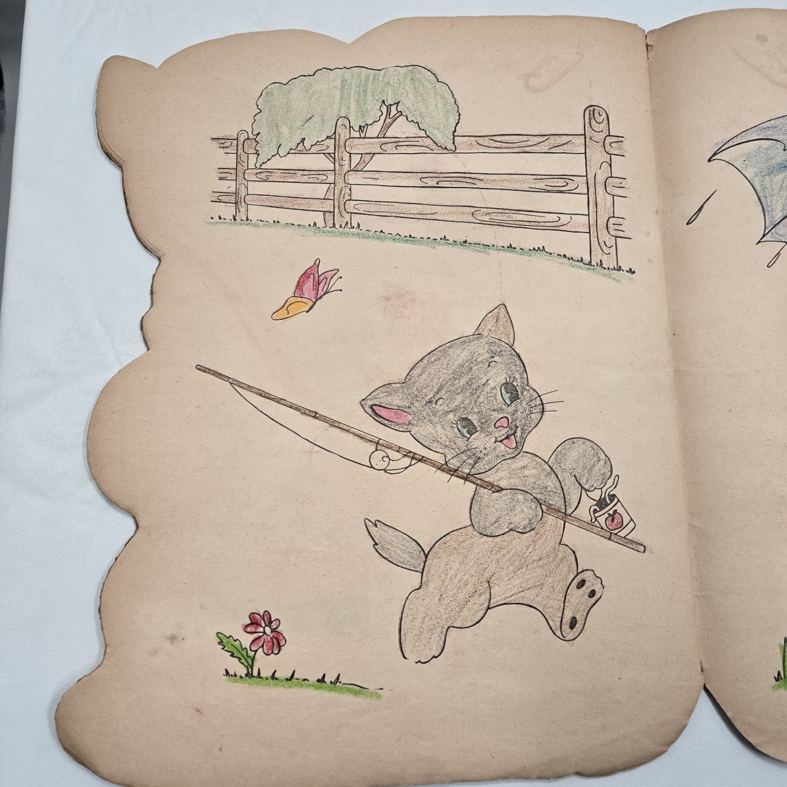Tom Kitten’s Coloring Book Vintage 1940’s Kids Used See Description