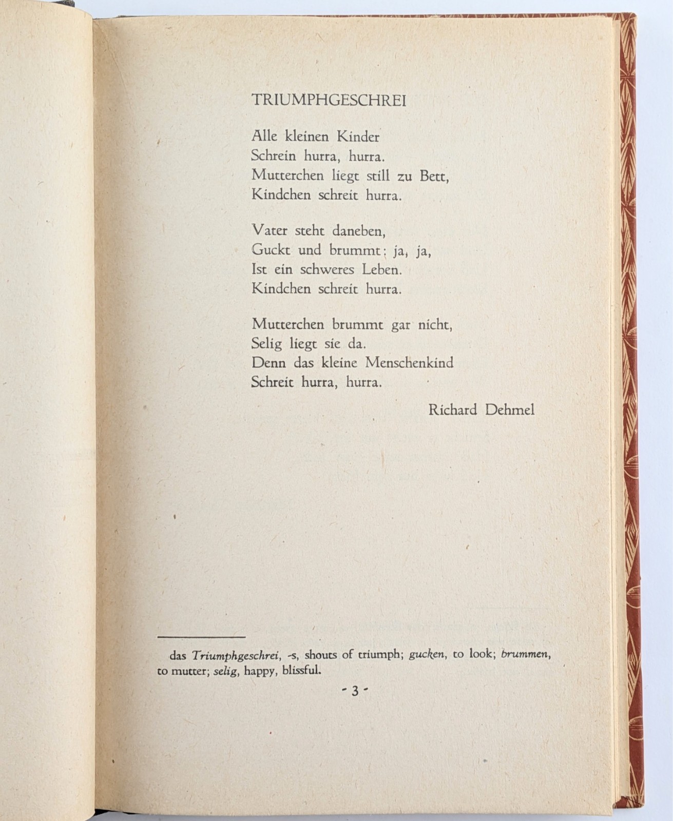 Kleine Anthologie Deutscher Lyrik (1947) Vintage German Poetry Collection