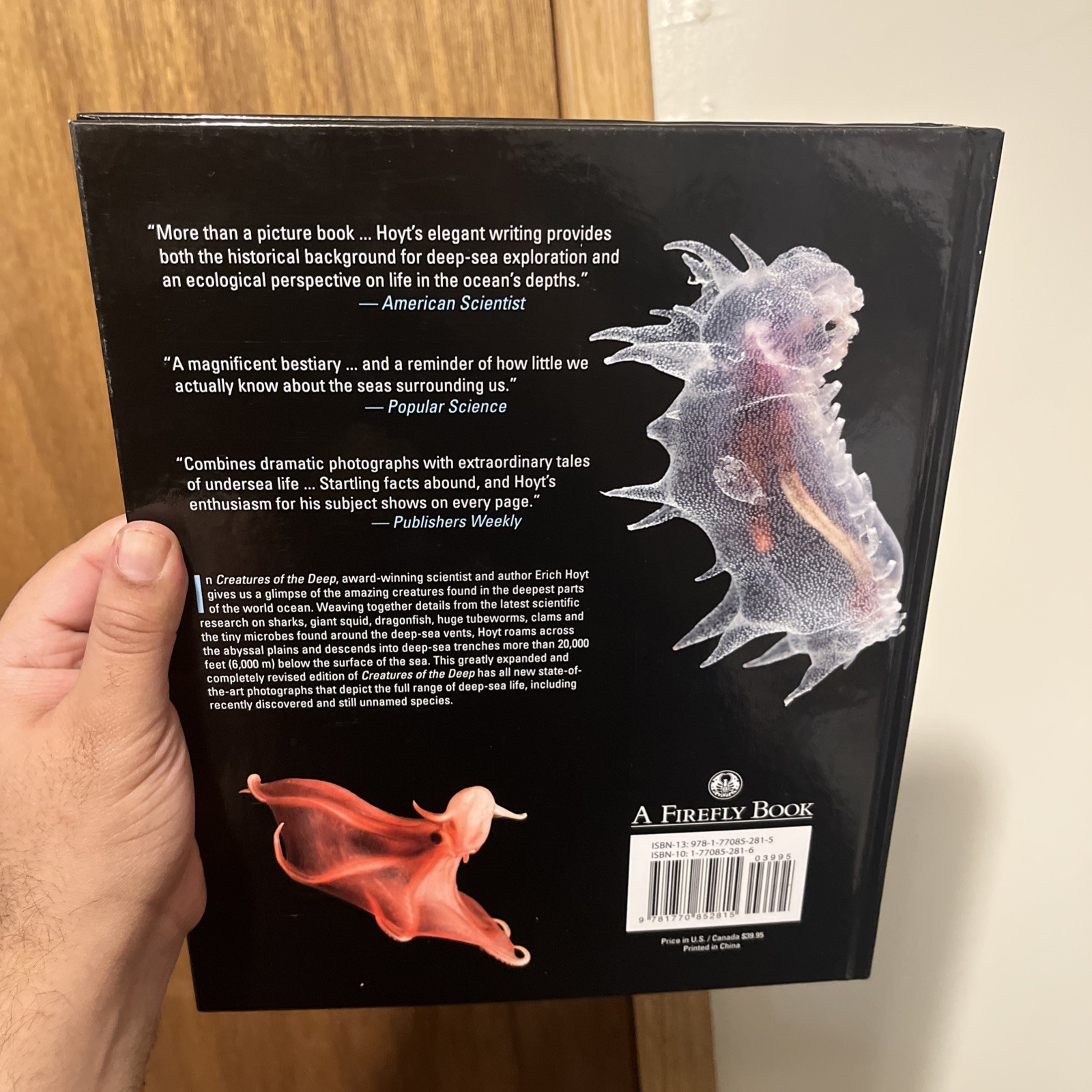 Creatures of the Deep Erich Hoyt Ocean Animals Science Book No DJ