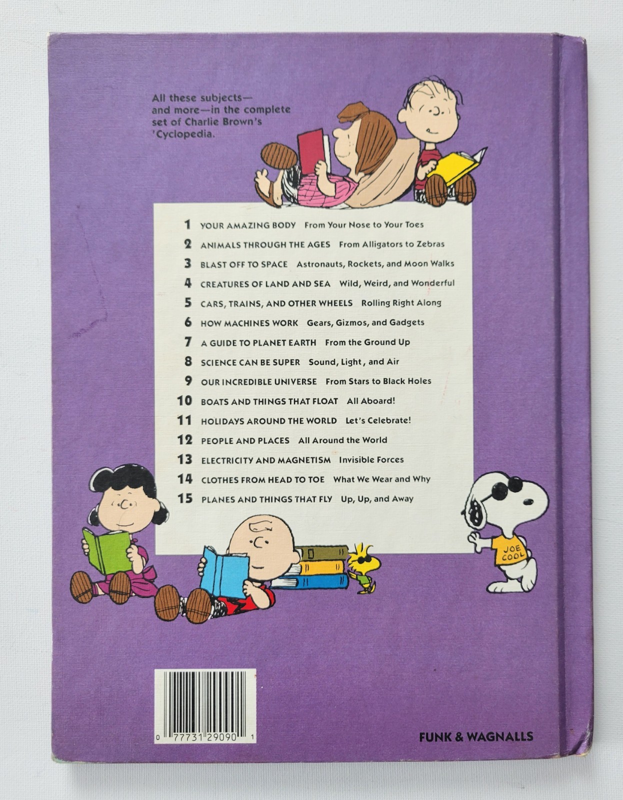 Vintage 1990 Charlie Brown’s ‚Cyclopedia HCs Lot of 5: Books 2 4 6 8 9