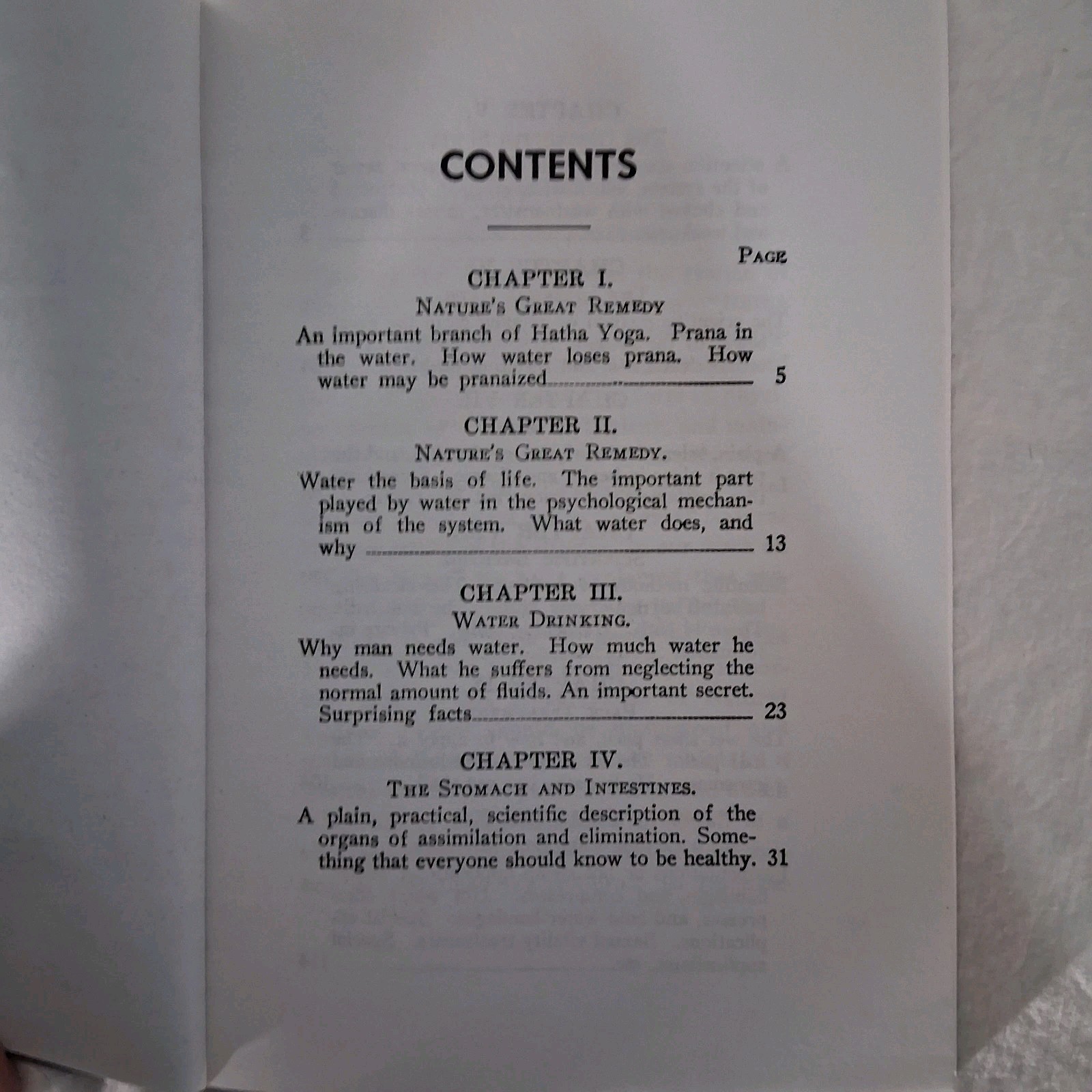 The Hindu Yogi Practical Water Cure By Yogi Ramacharaka Yogi Publication 1937