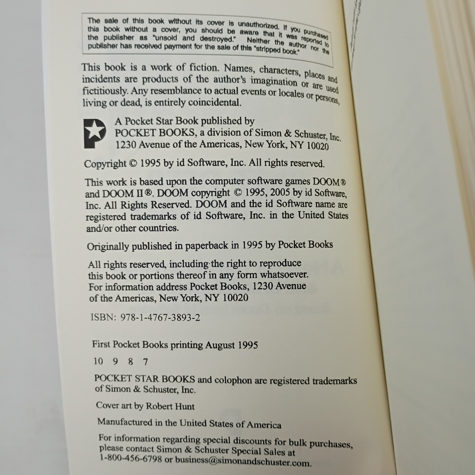 DOOM Paperback – Knee-Deep in the Dead – Pocket Star Books