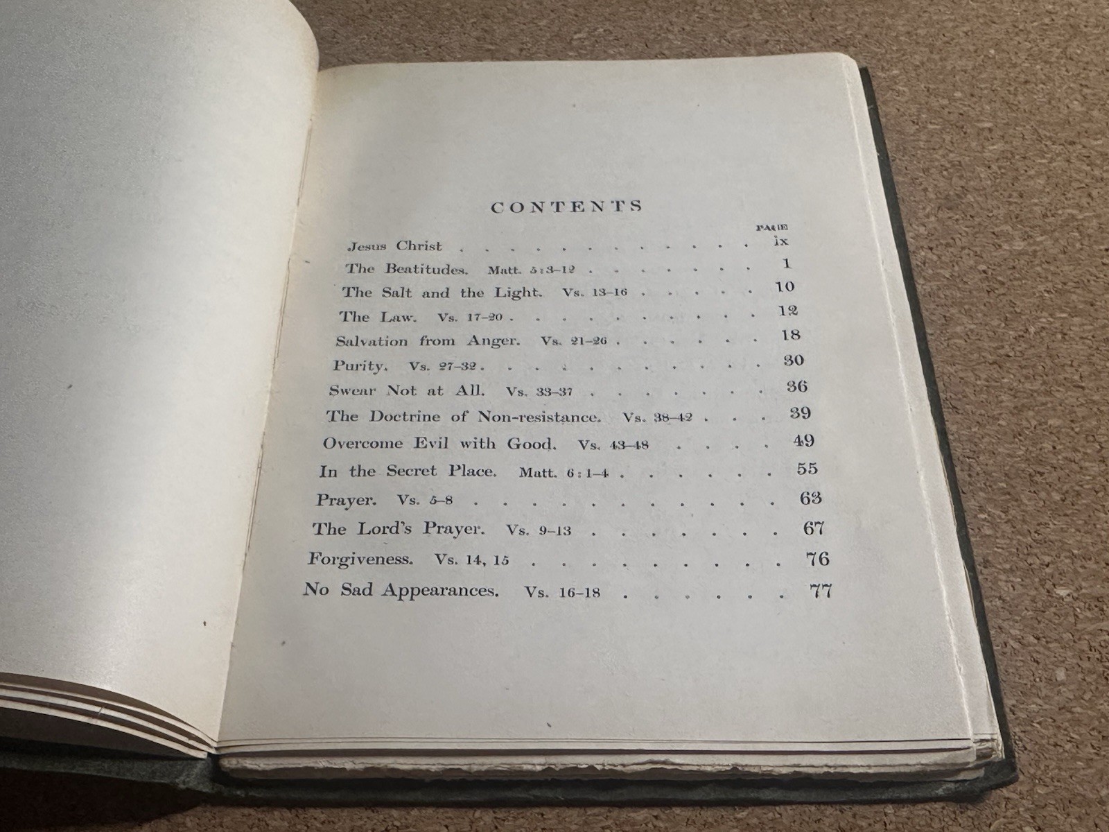 The Sermon on the Mount Annie Rix Militz 1904 SC Antique Christian Bible Book
