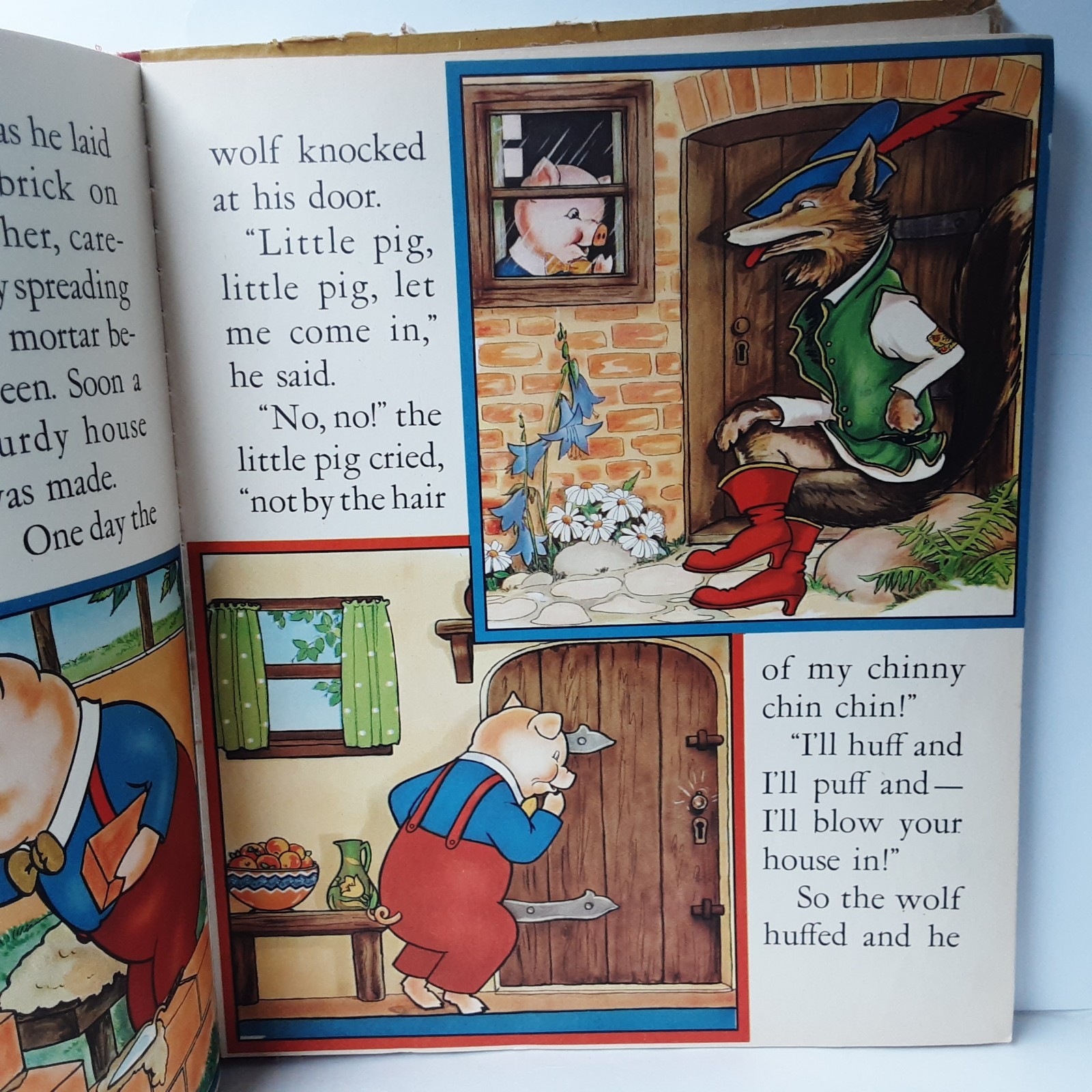 Vintage THREE FAMOUS STORIES Three Little Kittens Three Bears Three Pigs 1941
