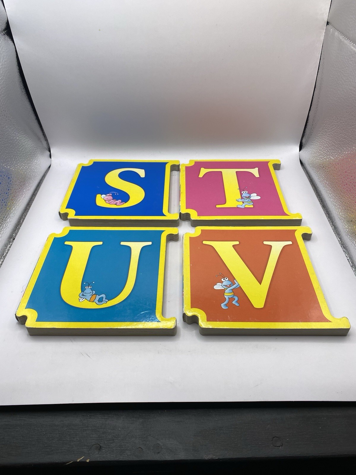 Sesame Street ABC Book Set Interlocking Individual Letter READ