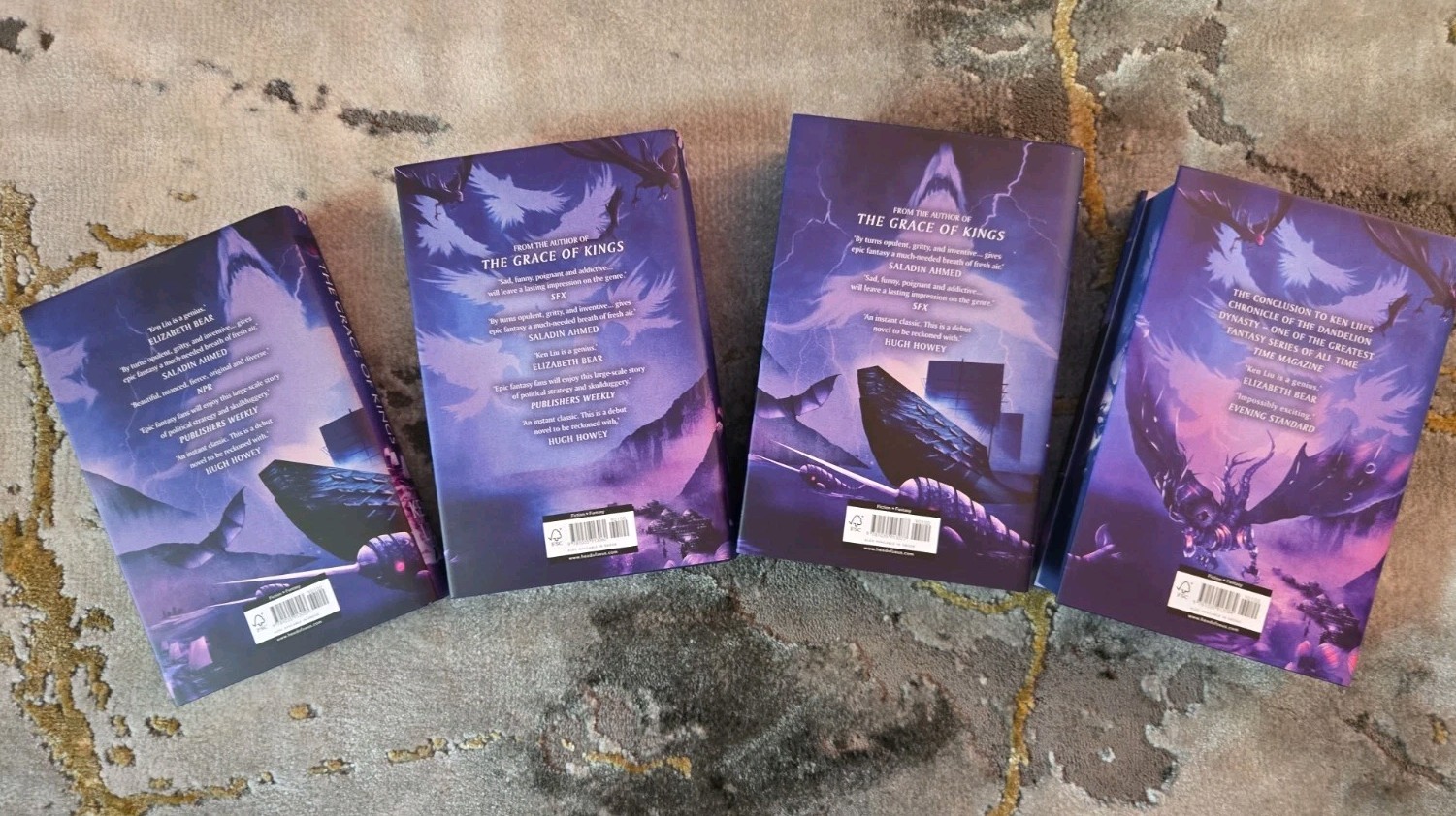 The Dandelion Dynasty Midnight Edition SIGNED by Ken Liu via Broken Binding