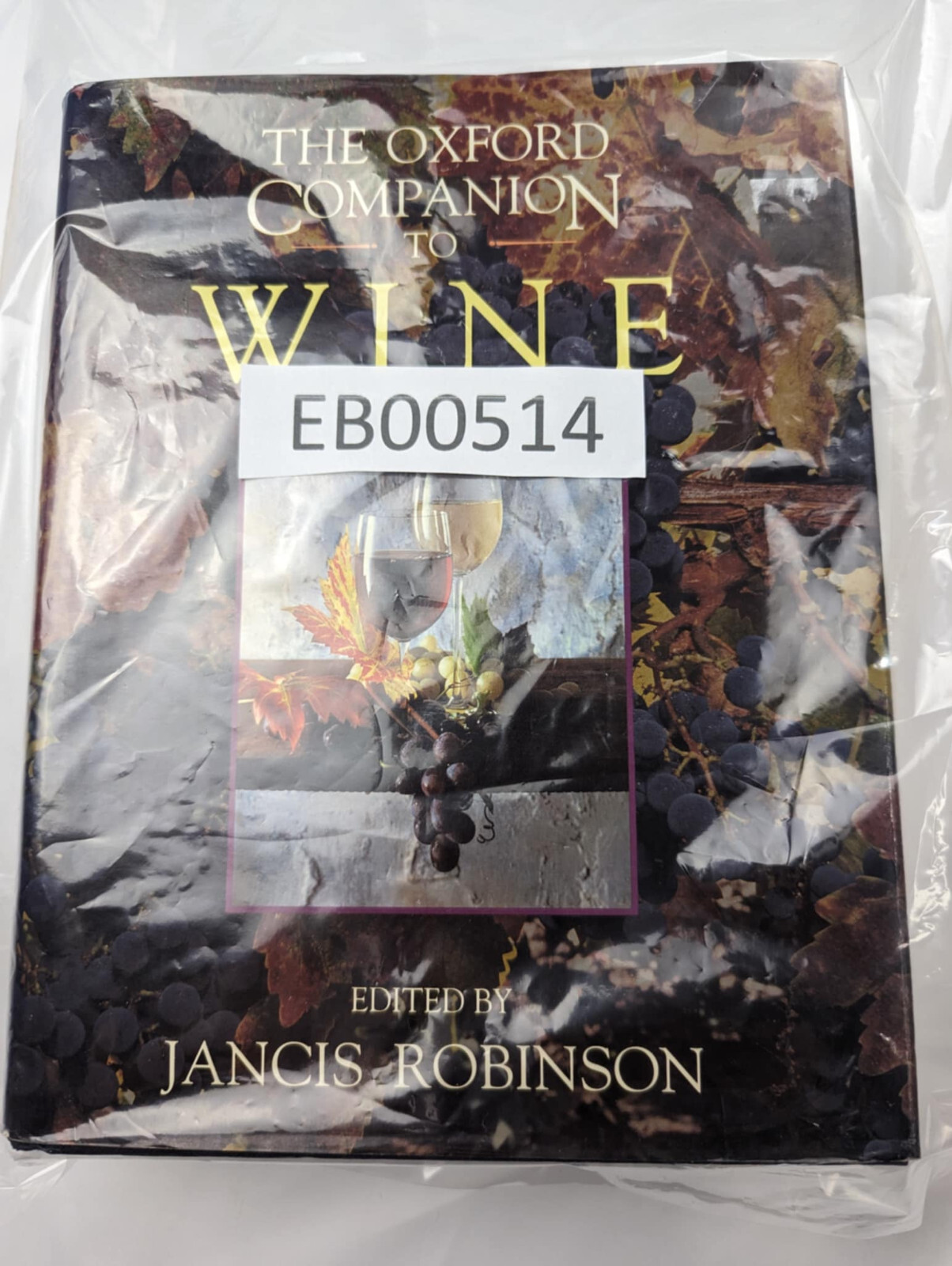 OXFORD COMPANION TO WINE, 1088 PAGES,DUST COVER,1994 EB00514 BIN 017