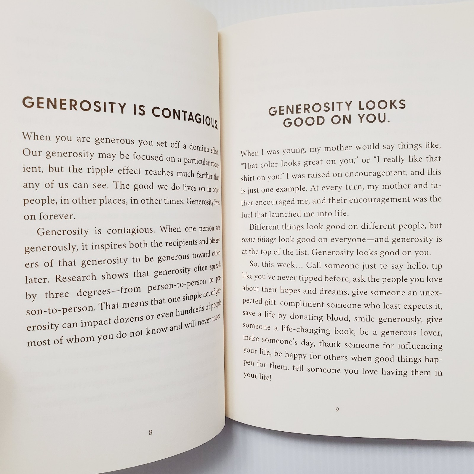 The Generosity Habit Hardcover Book By Matthew Kelly Self-Help Kindness Culture