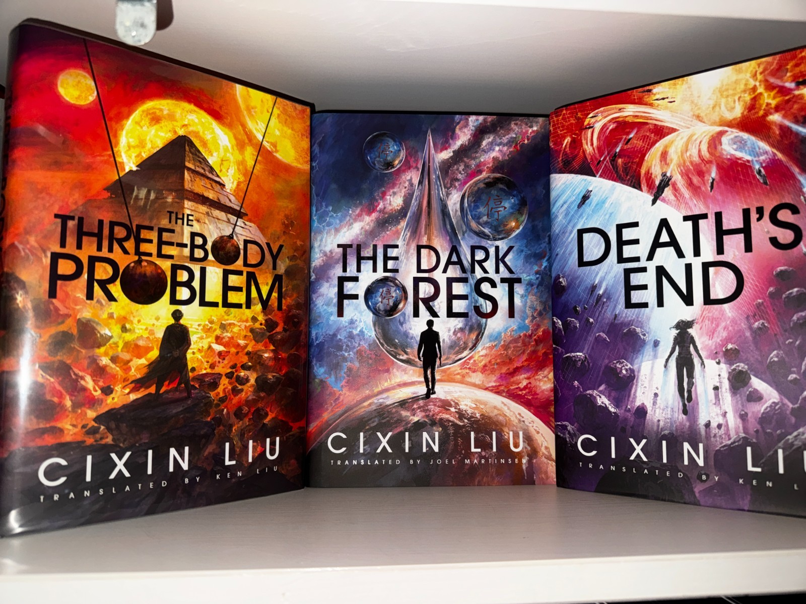 SIGNED The Broken Binding Three Body Problem/Remembrance Of Earth’s Past Trilogy