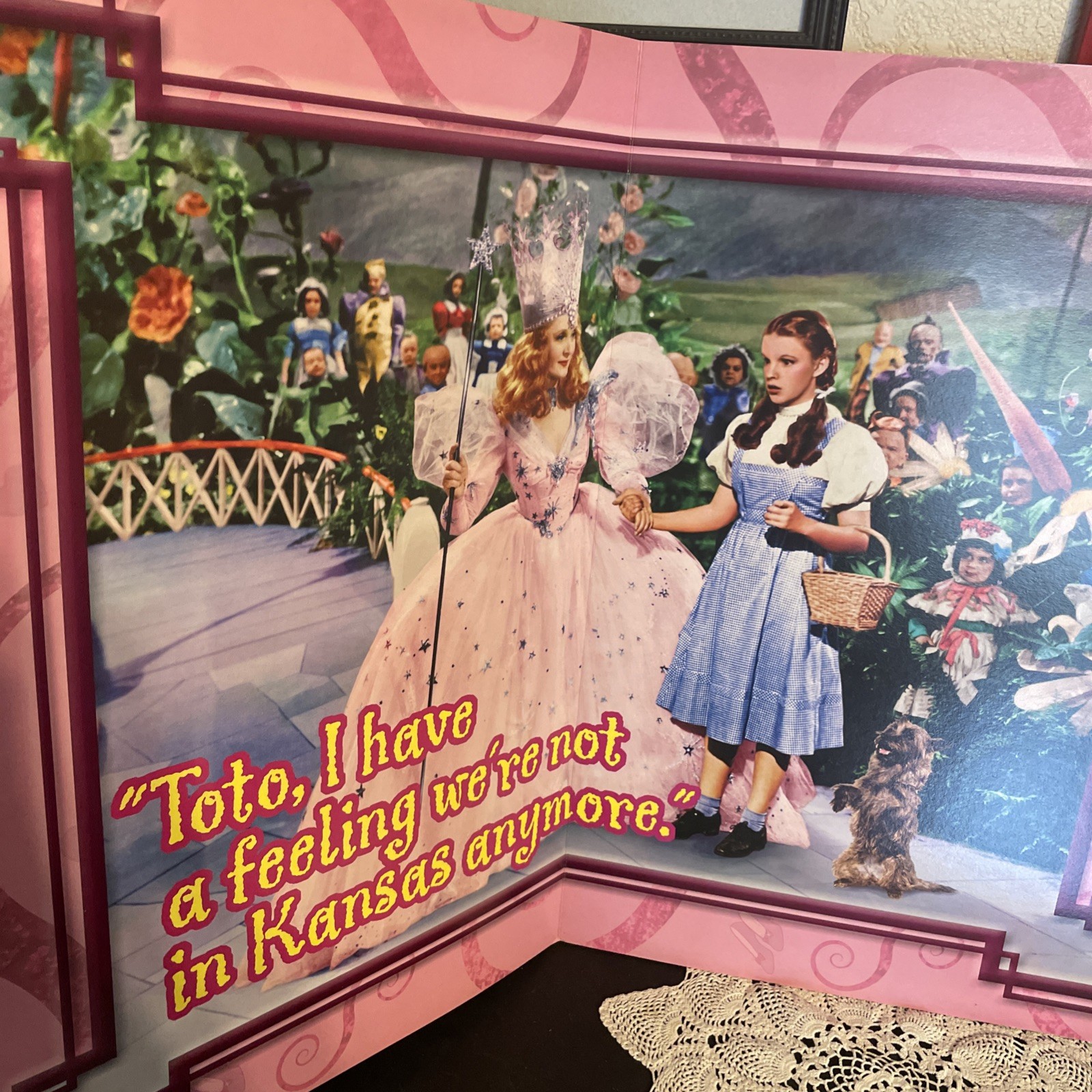 Huge 23”x16” The WIZARD OF OZ By L. Frank Baum Oversized Picture Book VG 2000 ✨