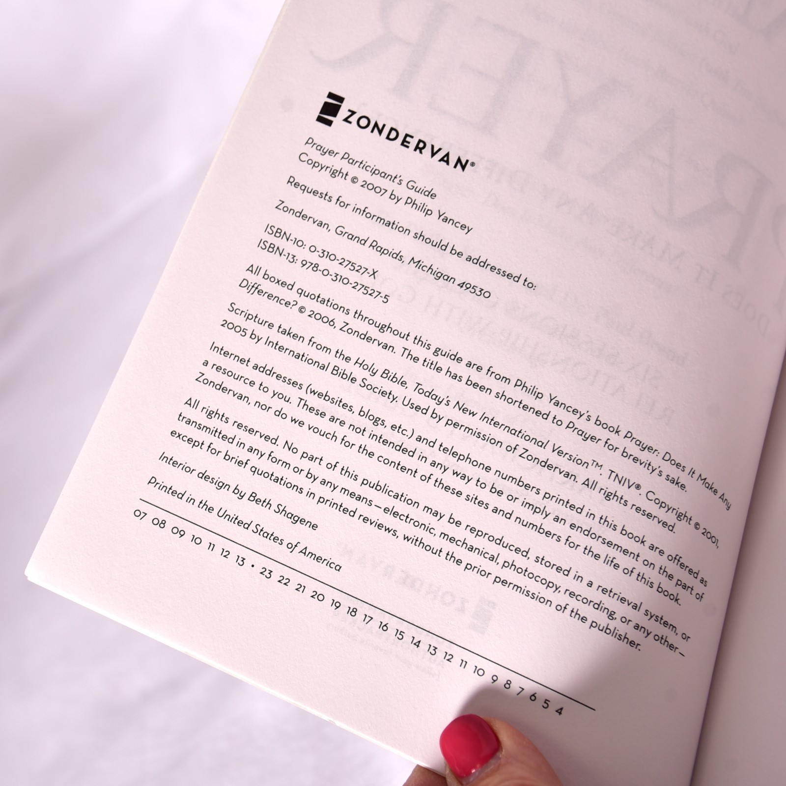 Prayer Bible Study Participant’s Guide: Six Sessions on Our Relationship w/God