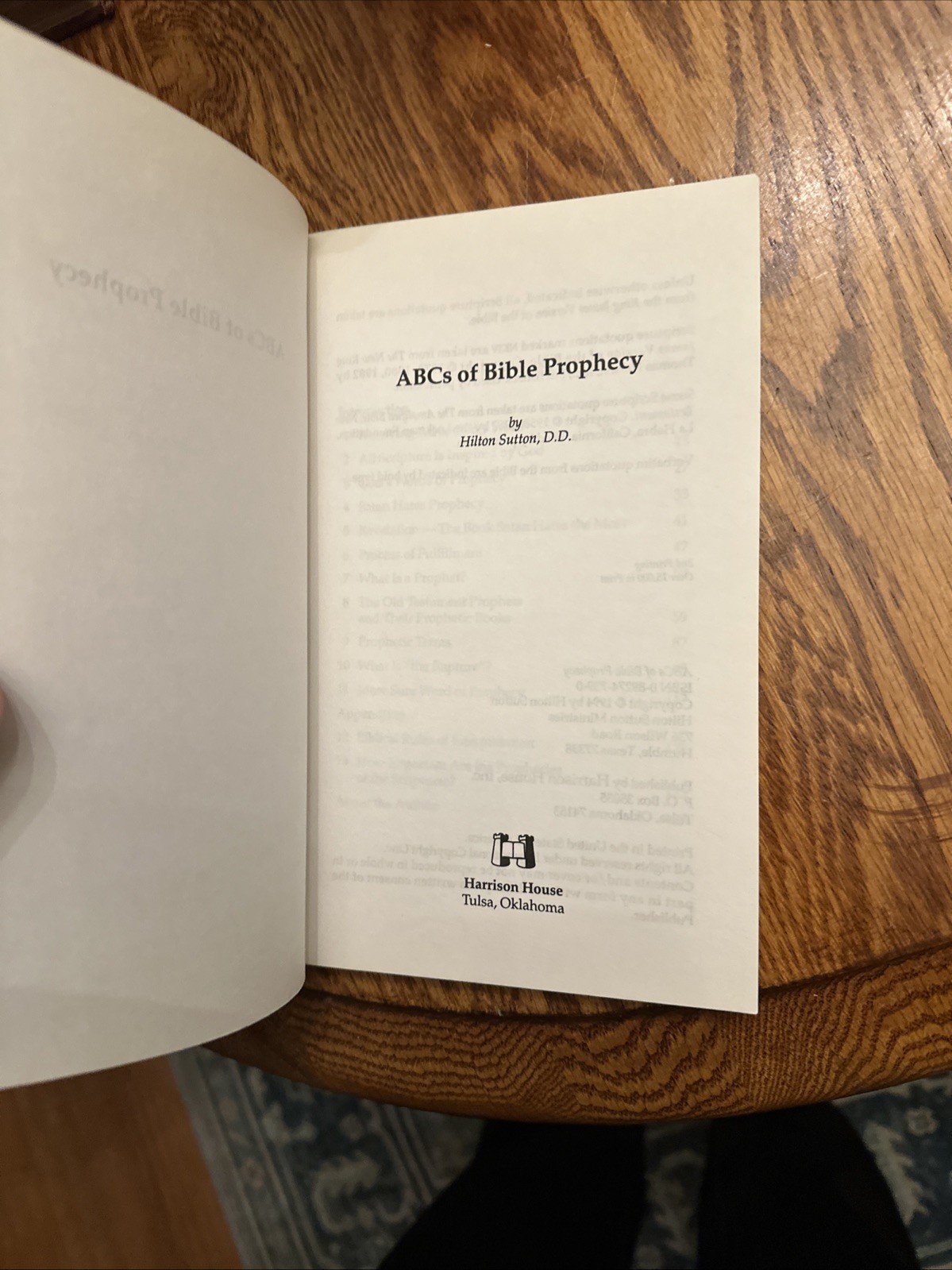 ABC’s of Bible Prophecy by Hilton Sutton (1994, Trade Paperback)