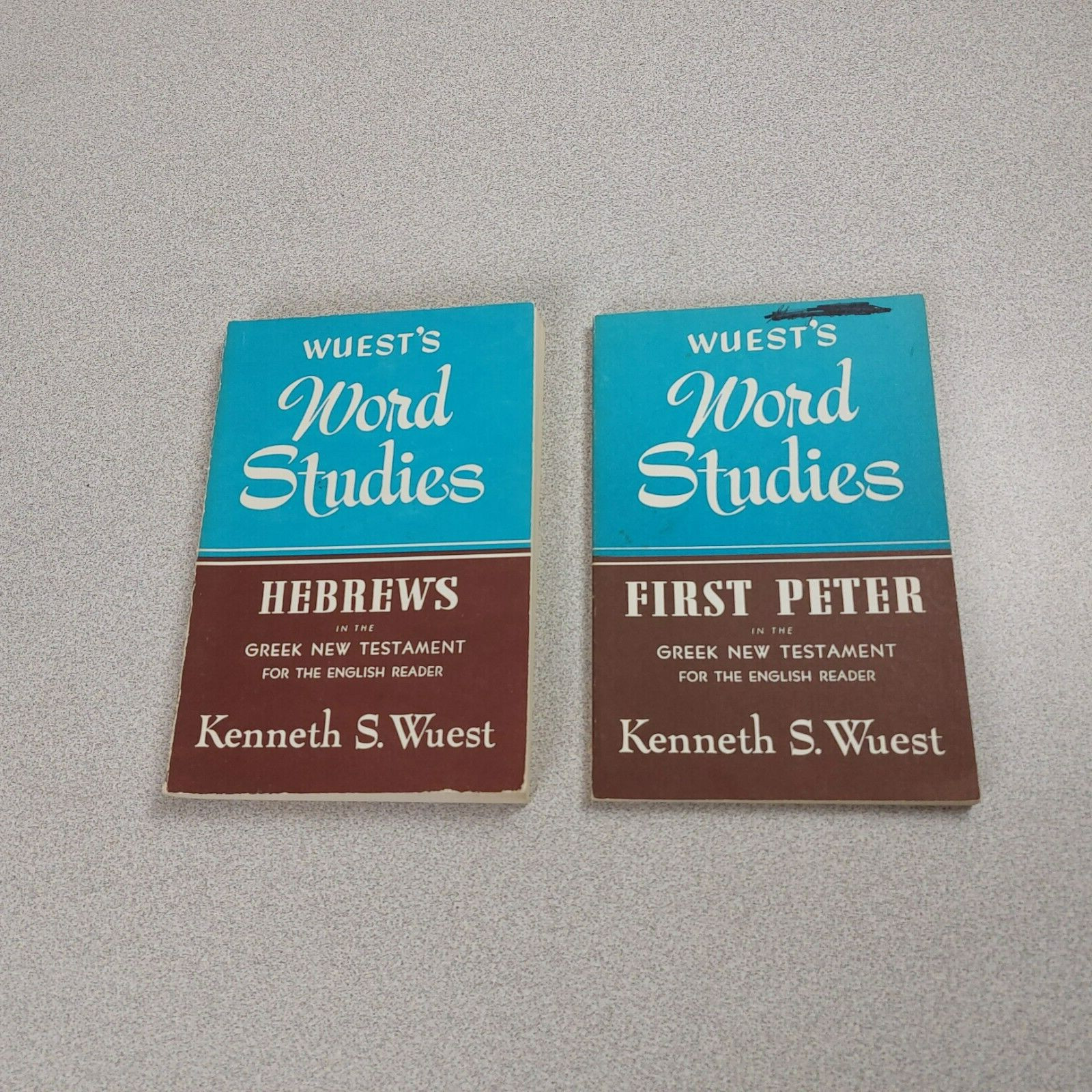 Wuest’s Word Studies Hebrews 1 Peter The Greek New Testament PB VG Unmarked READ