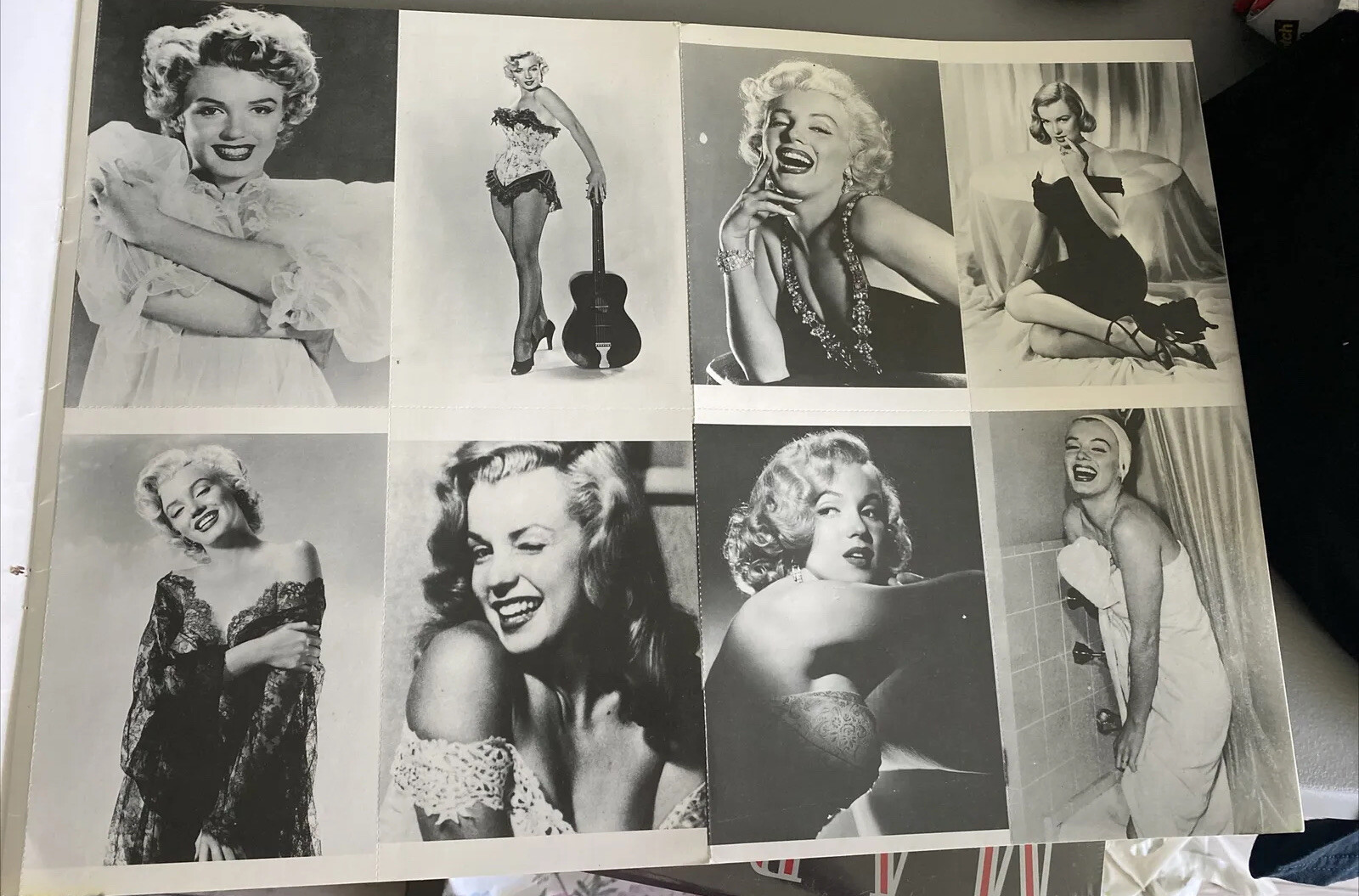 Vintage Marilyn Monroe 20 Classic Picture Postcards Book Seafarer Rare Complete