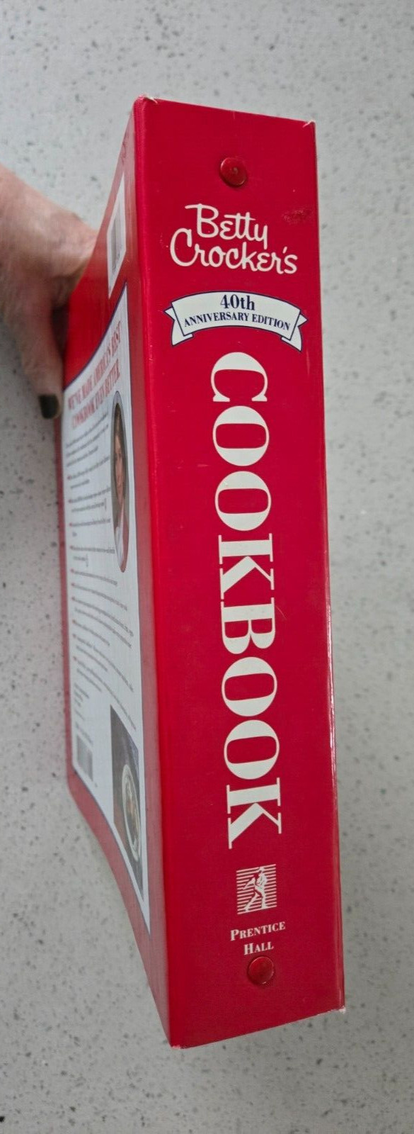 Betty Crocker’s 40th Anniversary Edition Cookbook – 1991 – 432 pages