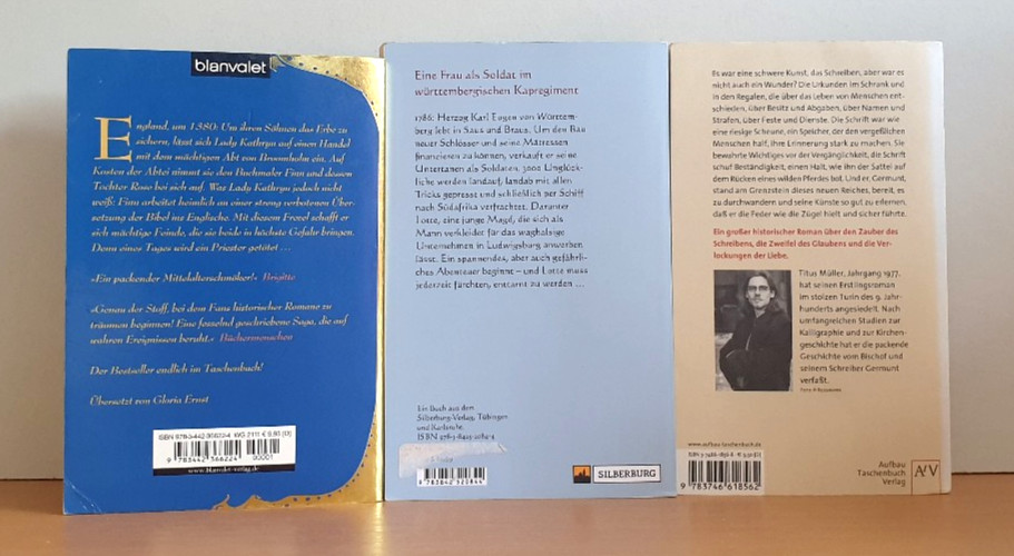 BUCHPAKET+6 BÜCHER+Historische Romane+HANJO LEHMANN+WOLF SERNO+TB+BUNDLE