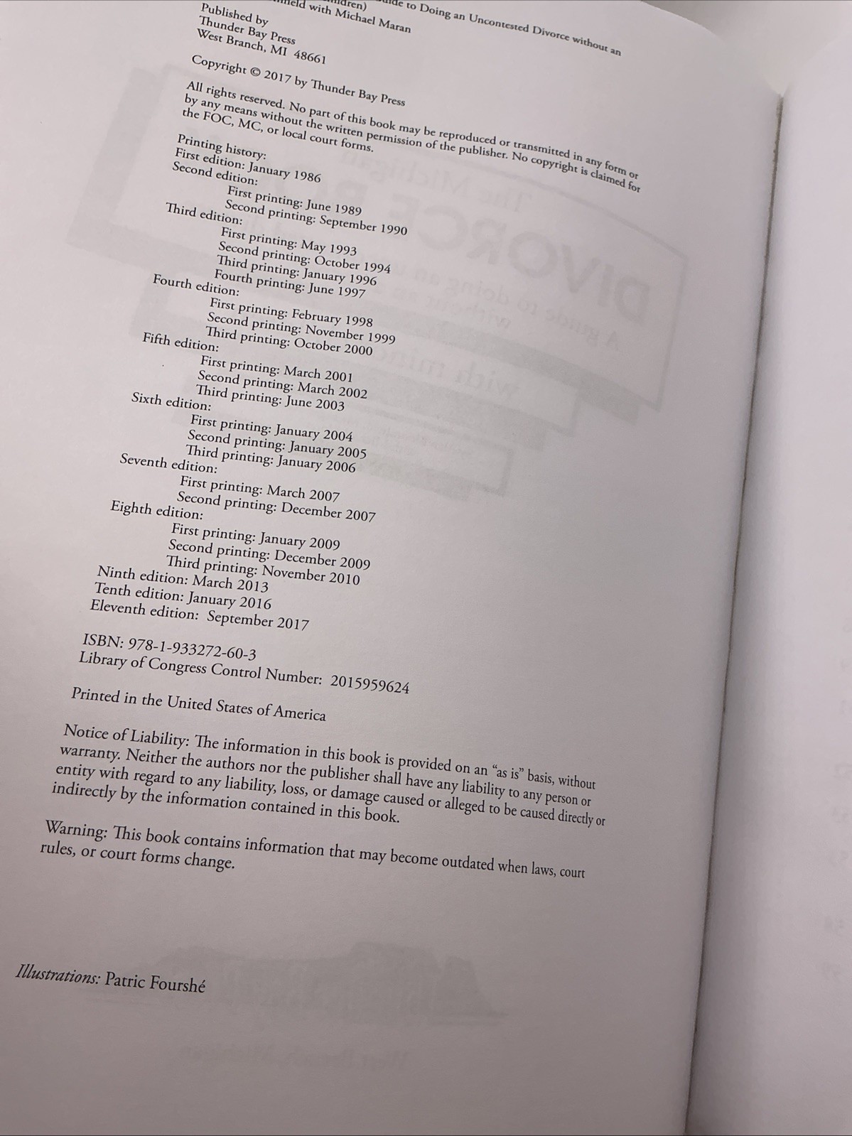 Michigan Divorce Book with Minor Children by Alan Bloomfield (2018, Trade…