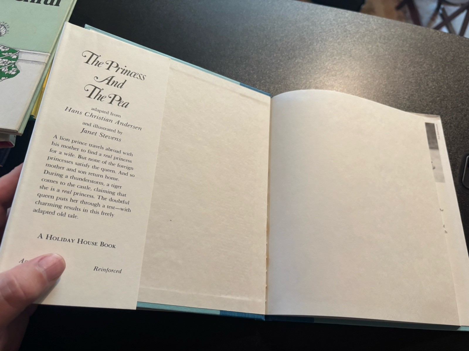 RARE SIGNED! w/drawing! The Princess and the Pea by Janet Stevens