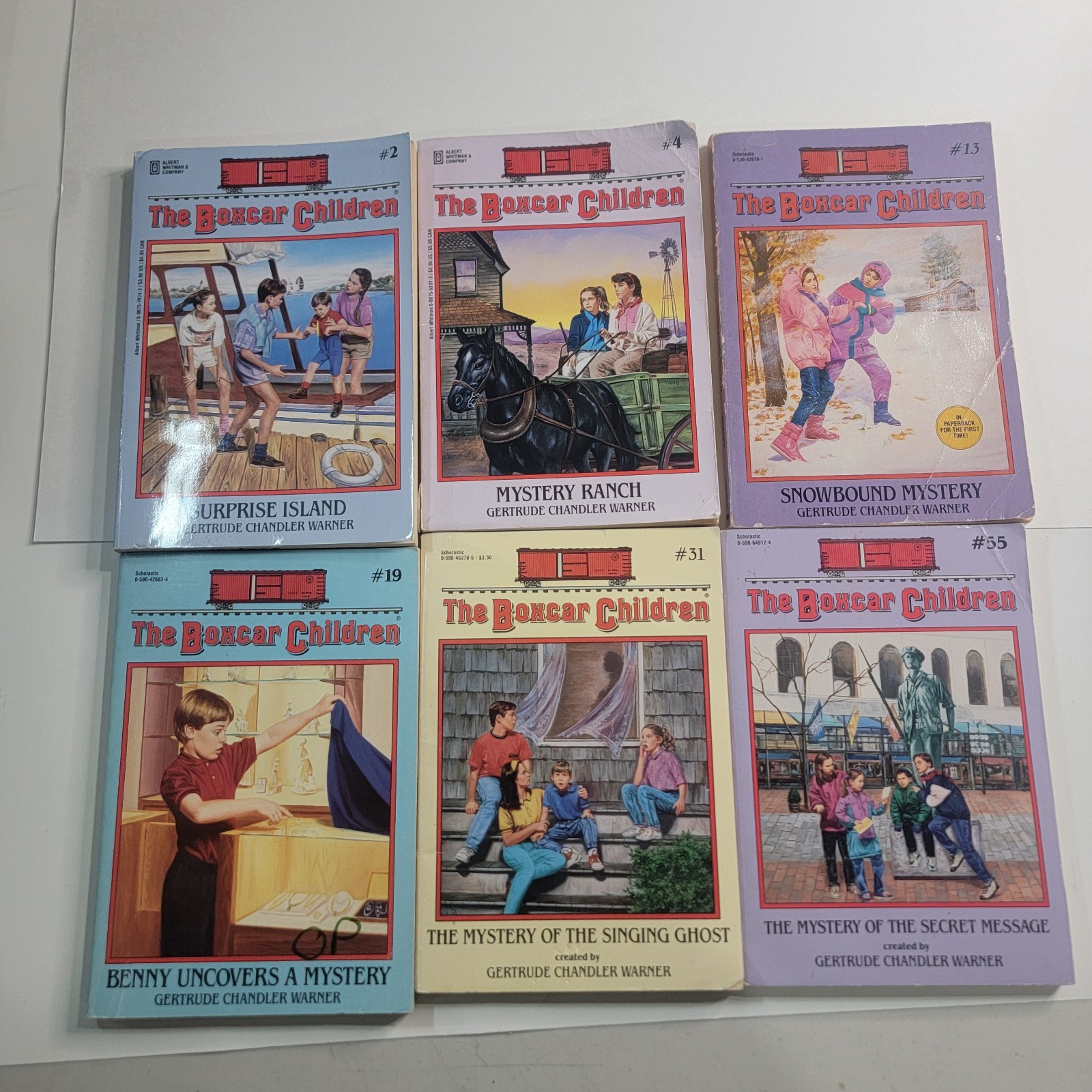 Boxcar Children Chapter Books by Gertrude Warner Book Lot 6 Vintage