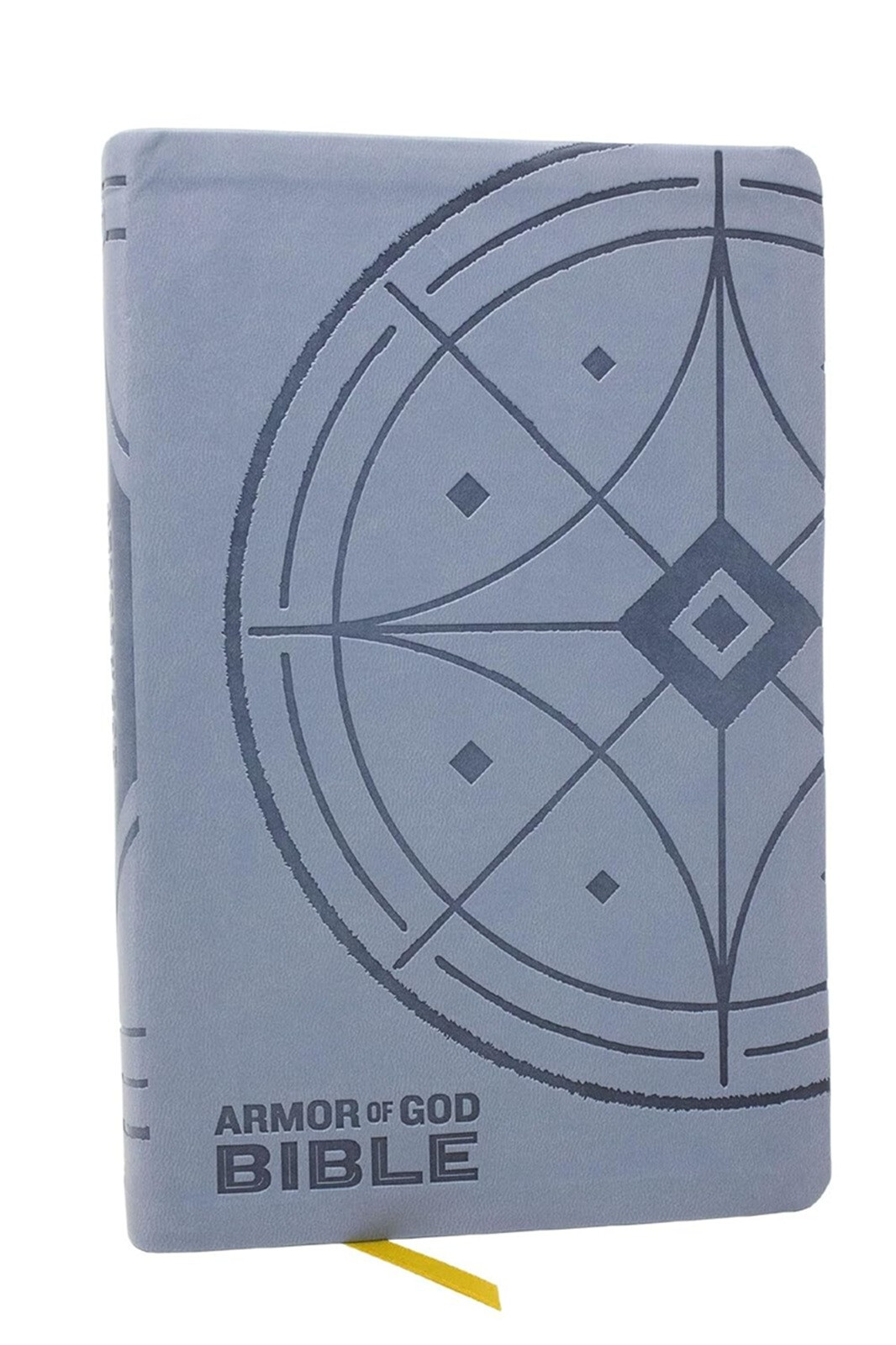 NKJV Armor of God Bible Blue/Gray Leathersoft Red Let. BRAND NEW in Shrink Wrap!