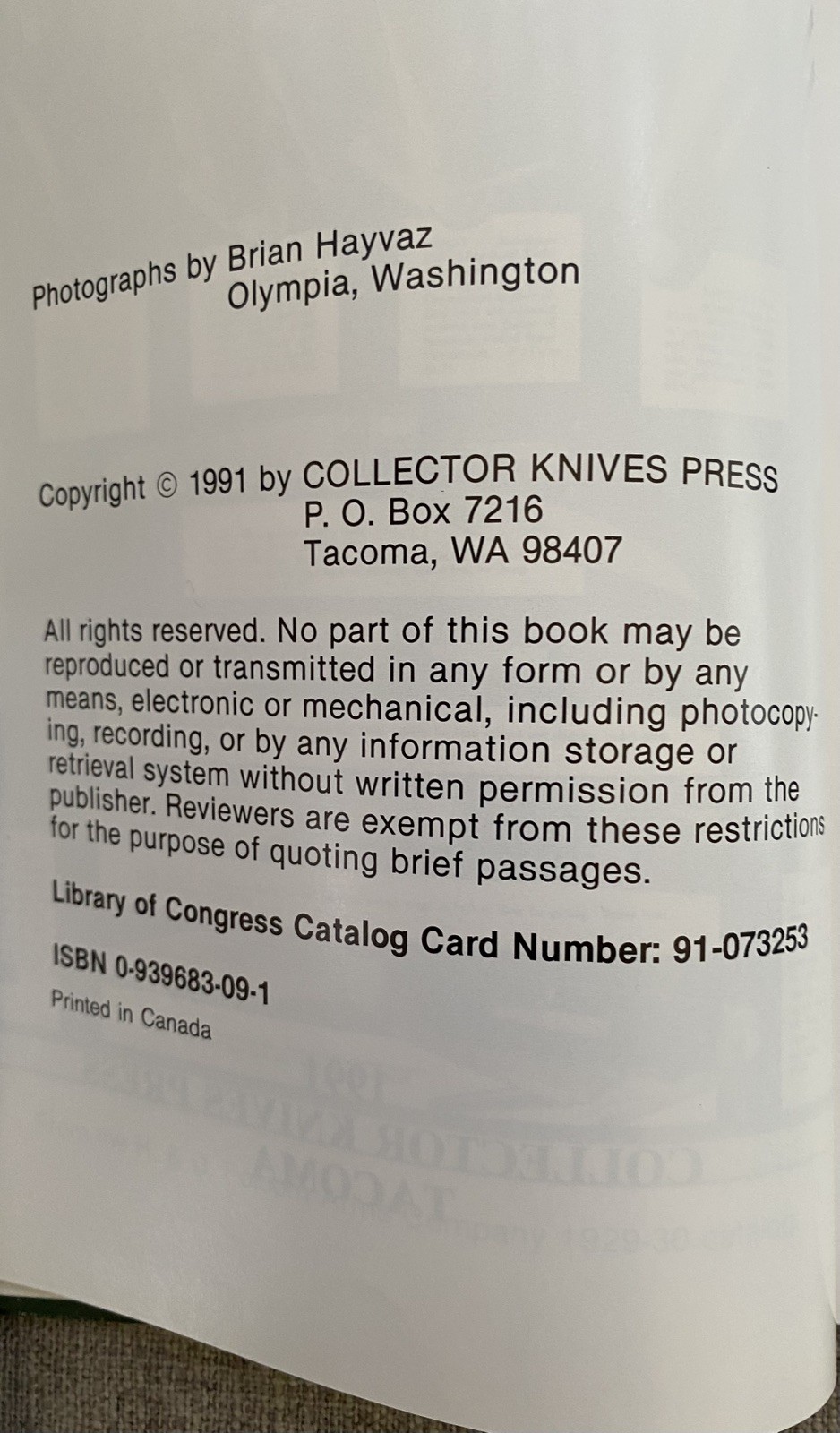 Remington Bullet Knives Signed Mel Brewster 1991 Collectors Book