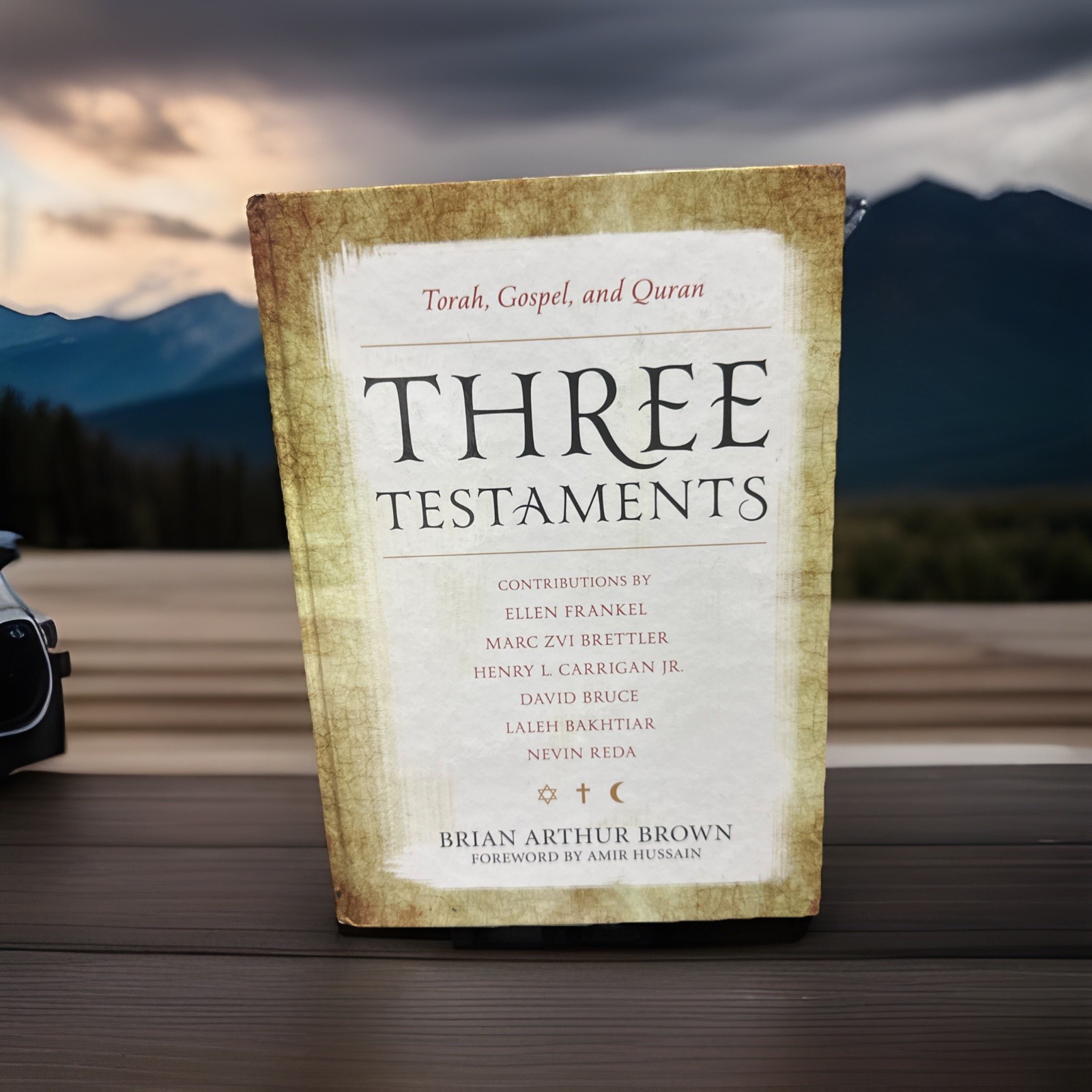 Three Testaments : Torah, Gospel, and Quran Hardcover With Signed Dedication