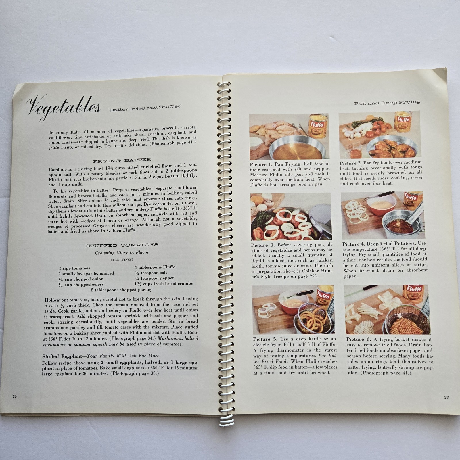 Vintage Creative Cooking Made Easy The Golden Fluffo Cookbook 1956 Spiral Good