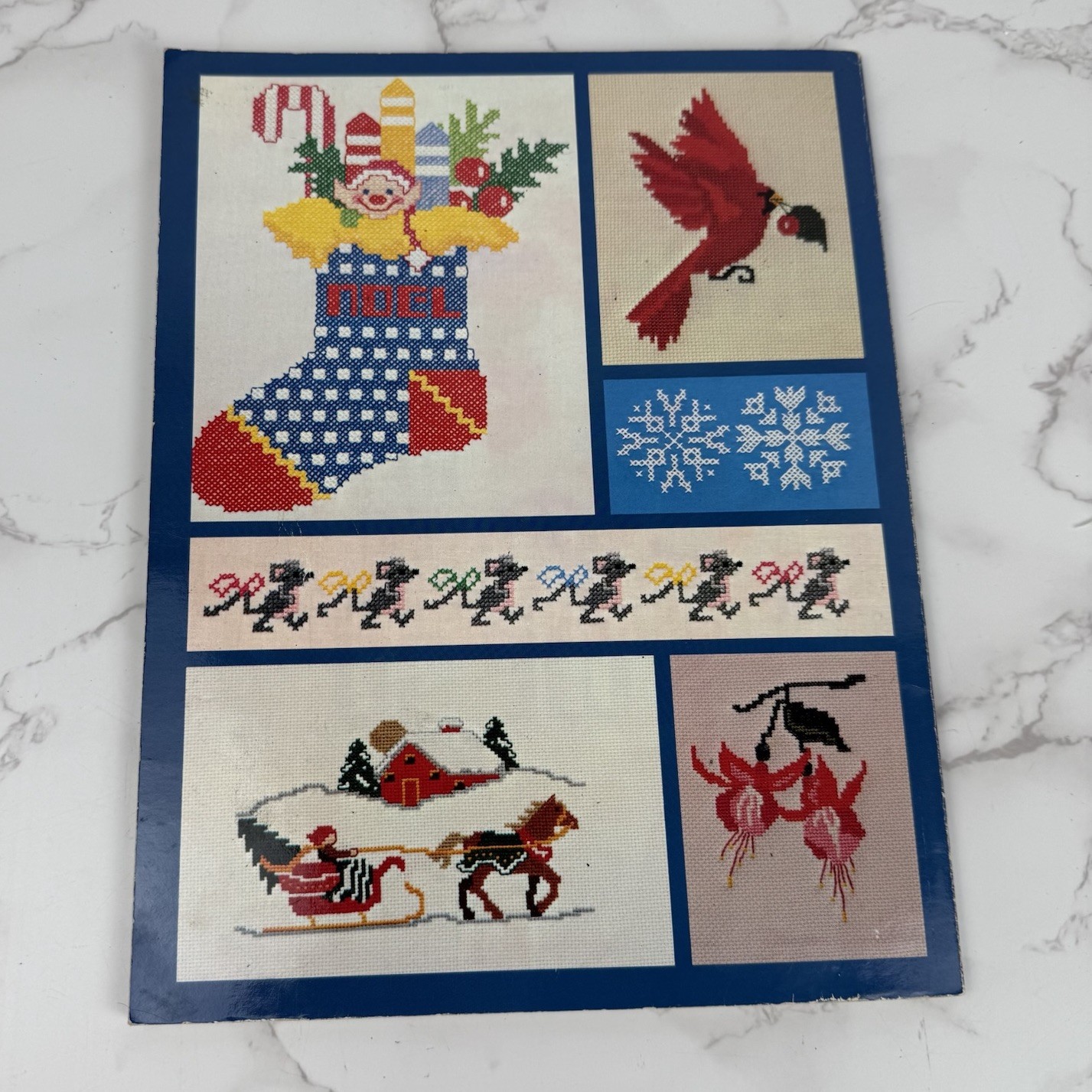 Iron On Embroidery Transfers Cross Stitch Book Variety 1981 Craftways CS4 Color