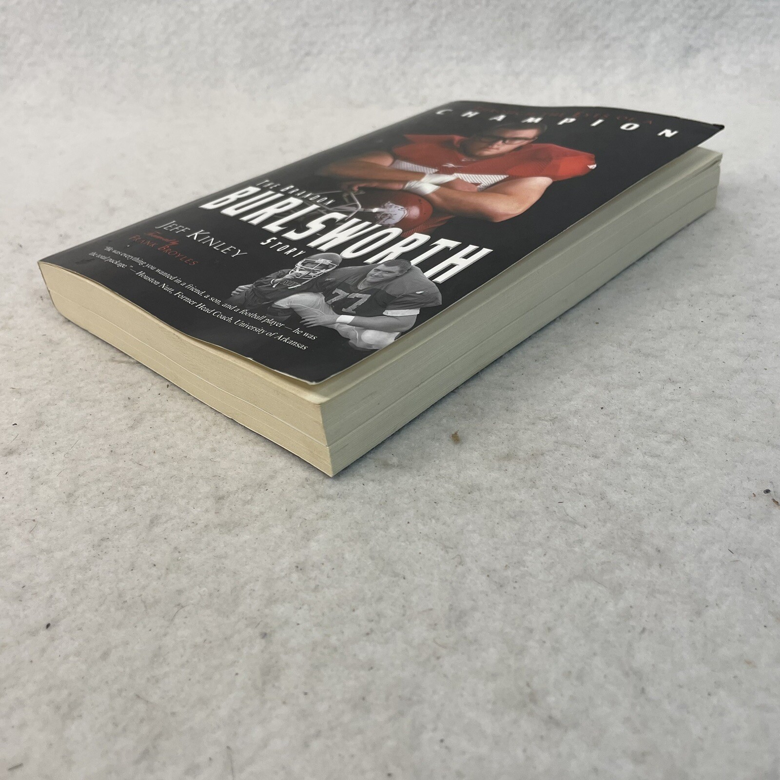 Through the Eyes of a Champion: The Brandon Burlsworth Story by Jeff Kinley