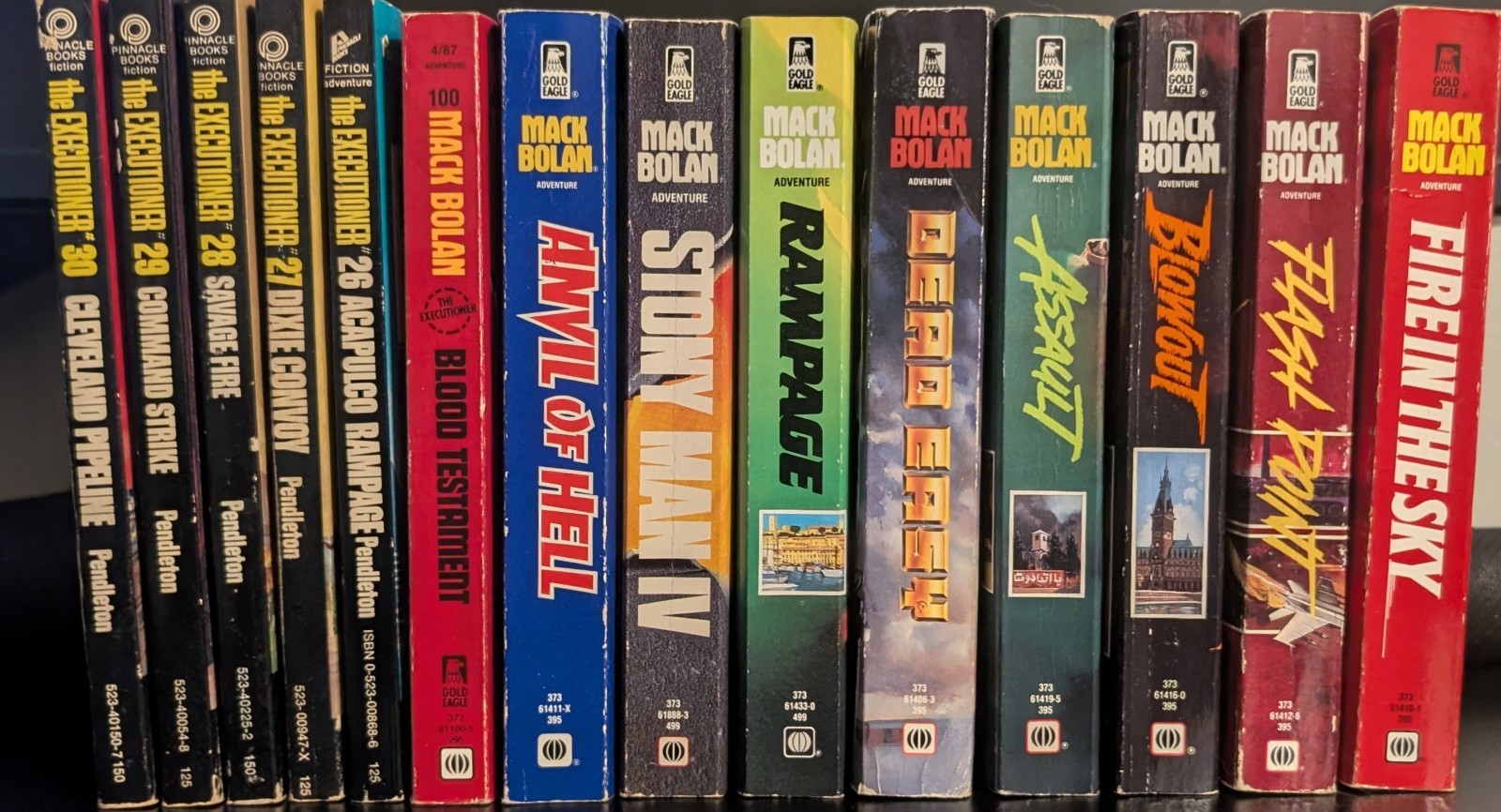 Lot Of 14 Don Pendleton’s Mack Bolan Books