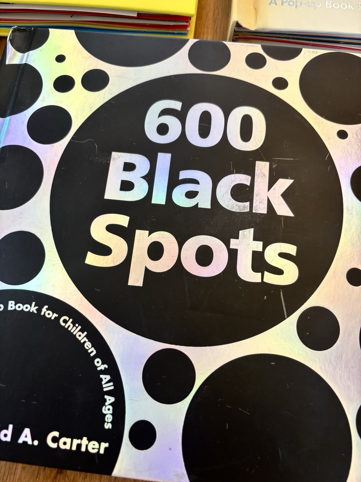 David A Carter Pop-Up Book Lot One Red Dot 600 Black Spots Blue 2 Hardcover