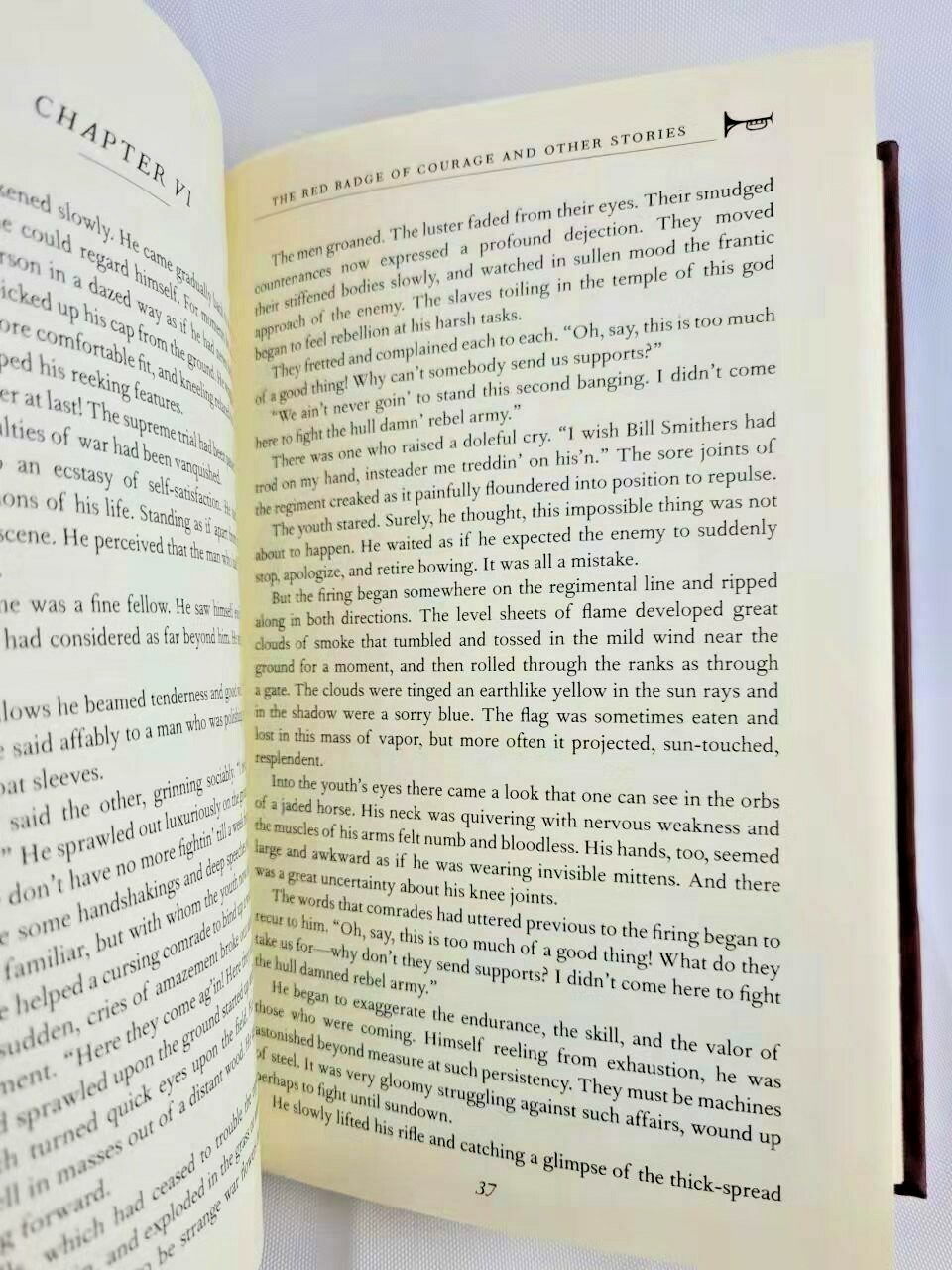 THE RED BADGE OF COURAGE & OTHER STORIES Stephen Crane Flexi Bound Faux Leather