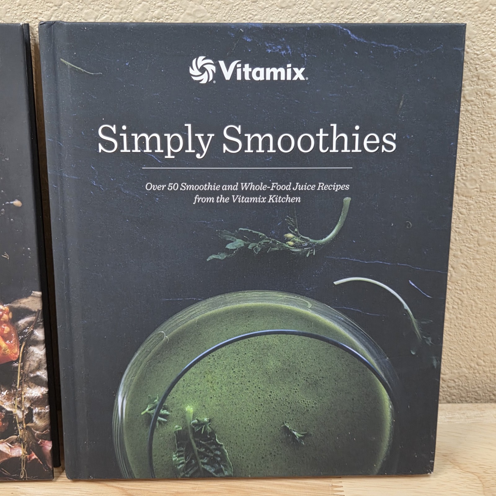 Vitamix Simply Soups + Simply Smoothies Cookbook Lot – 2 Books – Soups Sides