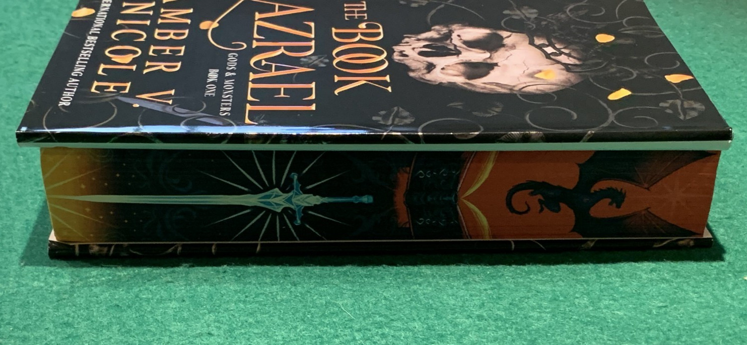 The Book of Azrael Gods & Monsters Book 1 Amber V. Nicole SIGNED DELUXE LTD ED