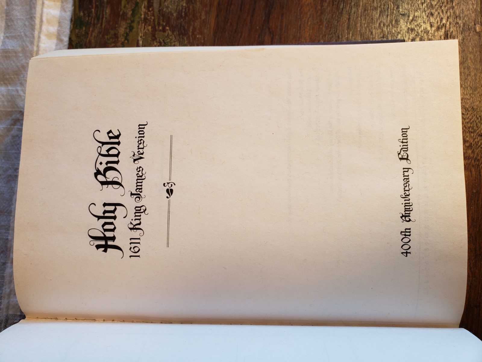 Zondervan Holy Bible 1611 King James Version (KJV) Hardcover 400th Anniv