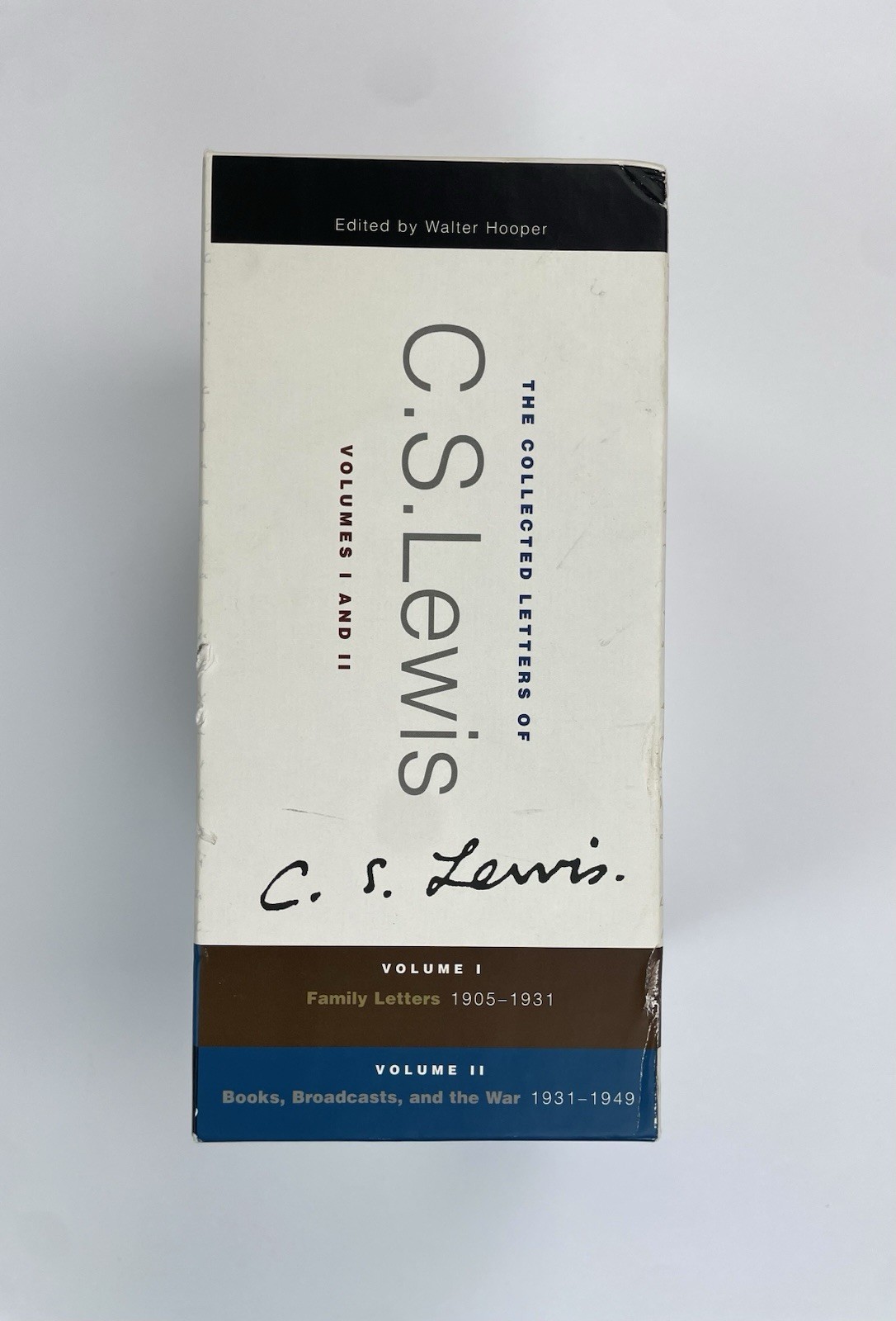 The Collected Letters of C.S. Lewis Vol 1 & 2 PB Box Set Walter Hooper Zondervan