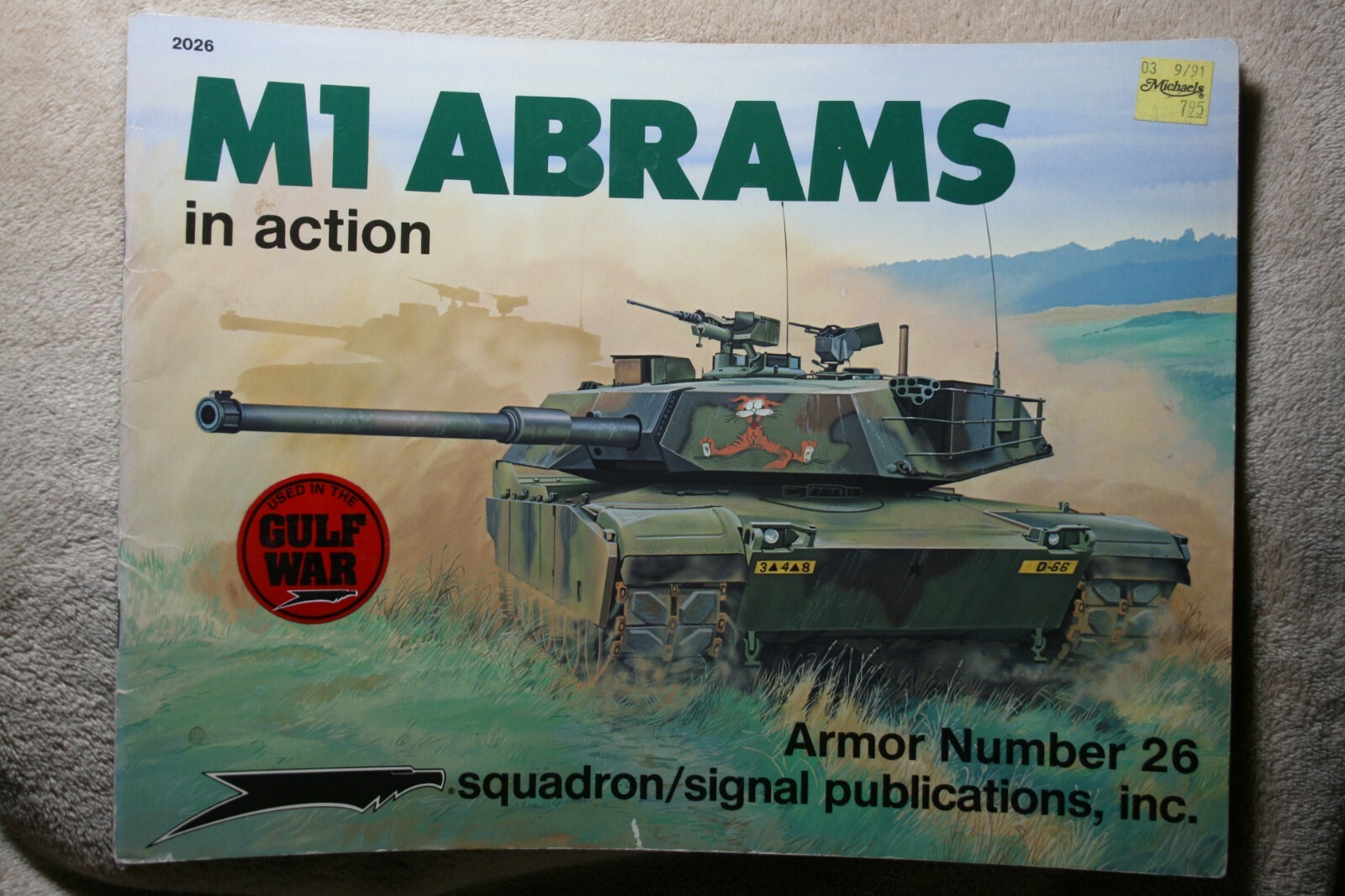 M1 Abrams MBT Squadron Signal Book # 2026 Good Condition