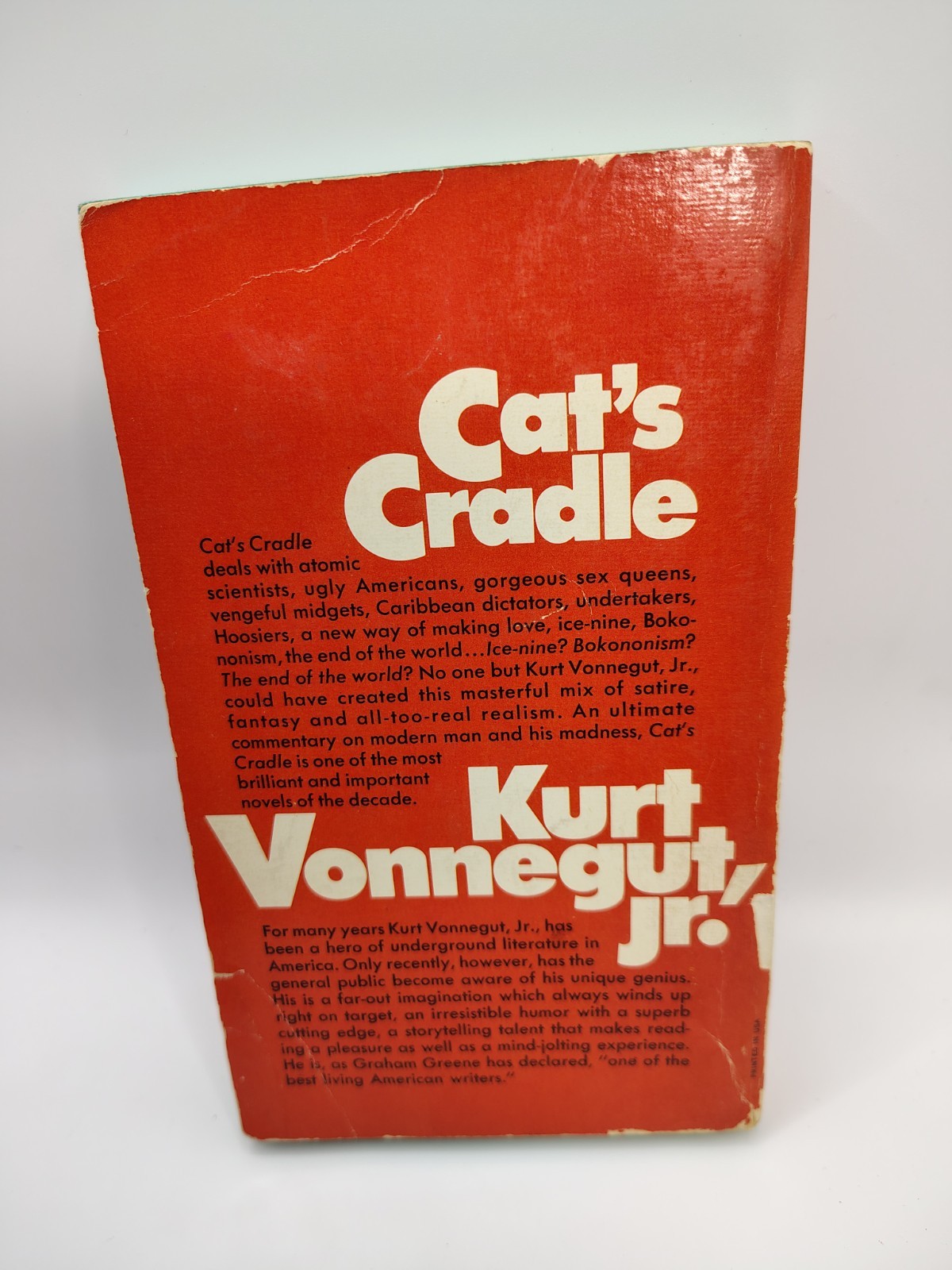 4 Kurt Vonnegut Books Vintage Sci-Fi Mother Night Cat’s Cradle Bluebeard Monkey