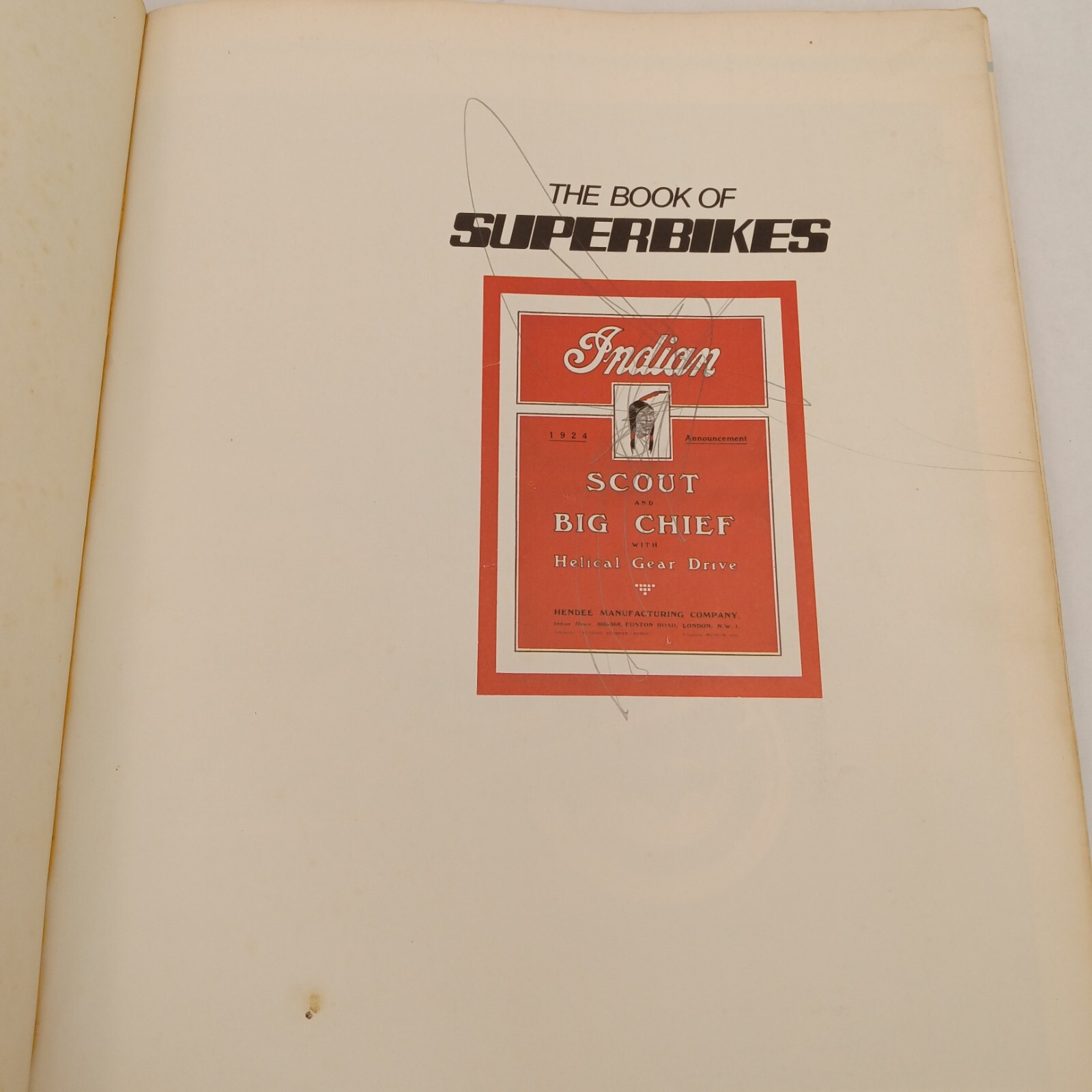 The Book of Superbikes Laurie Caddell Mike Winfield Indian Triumph Harley 1981