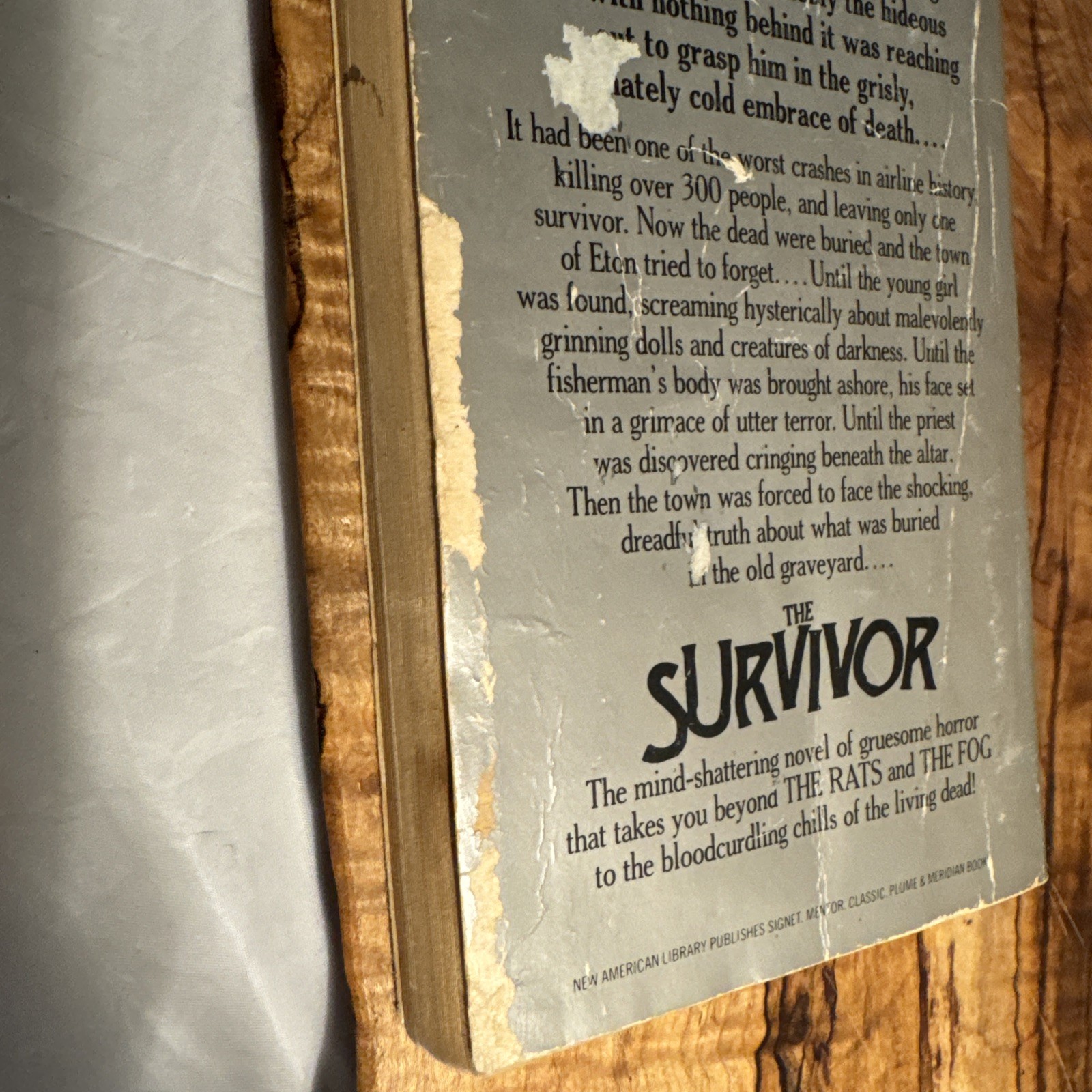 THE SURVIVOR 1977 PAPERBACK BOOK BY JAMES HERBERT