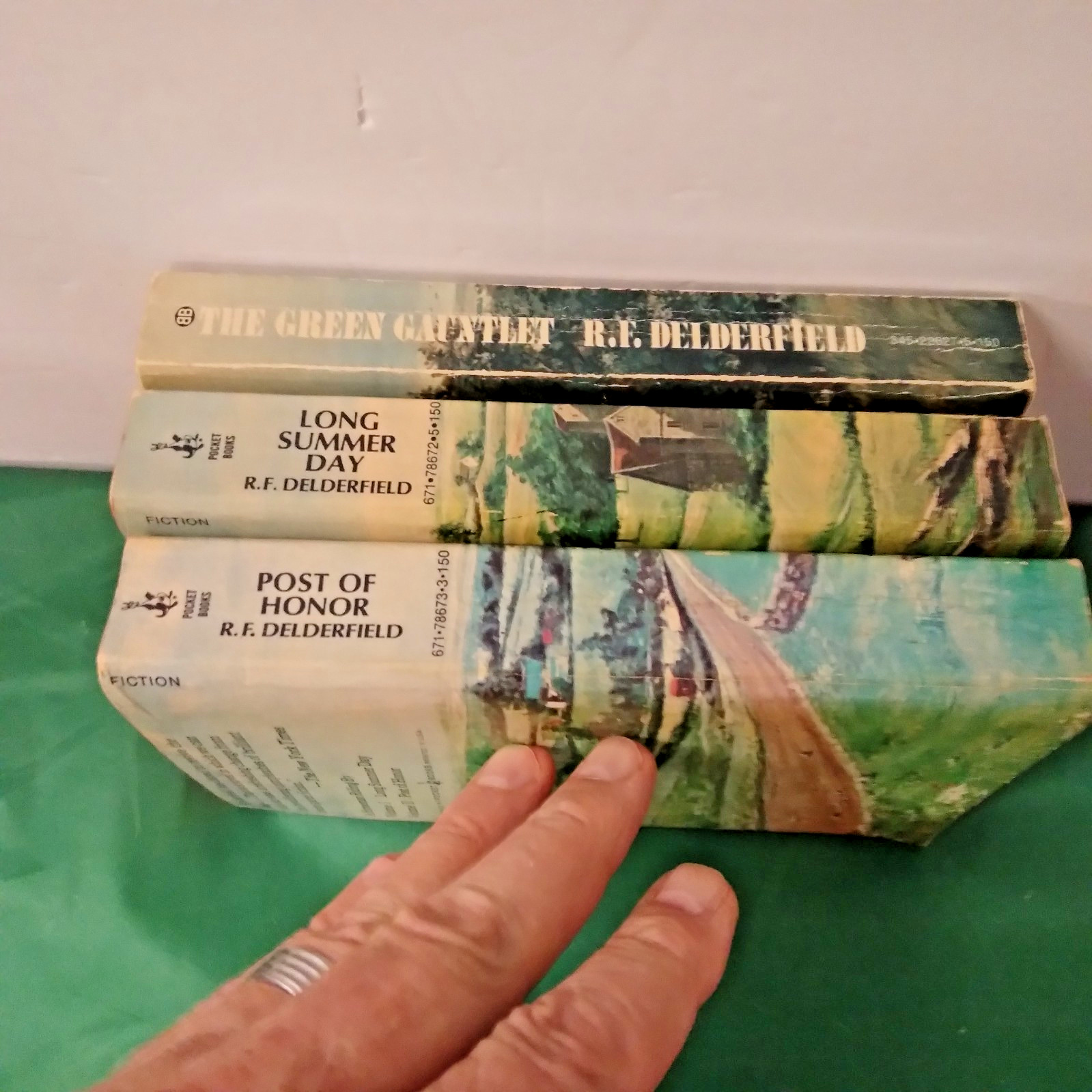3 Book Lot by R. f. Delderfield PB THe Green Gauntlet Long Summer Day see below
