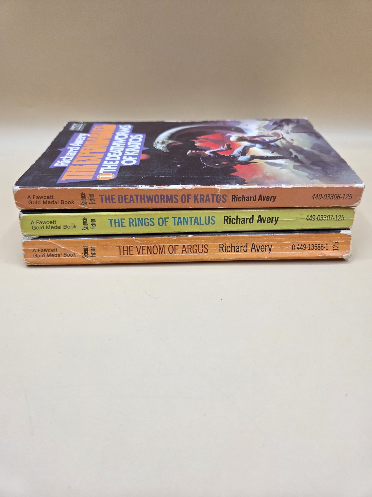 Vintage The Expendables Series Lot of 3 Books by Richard Avery 1975!