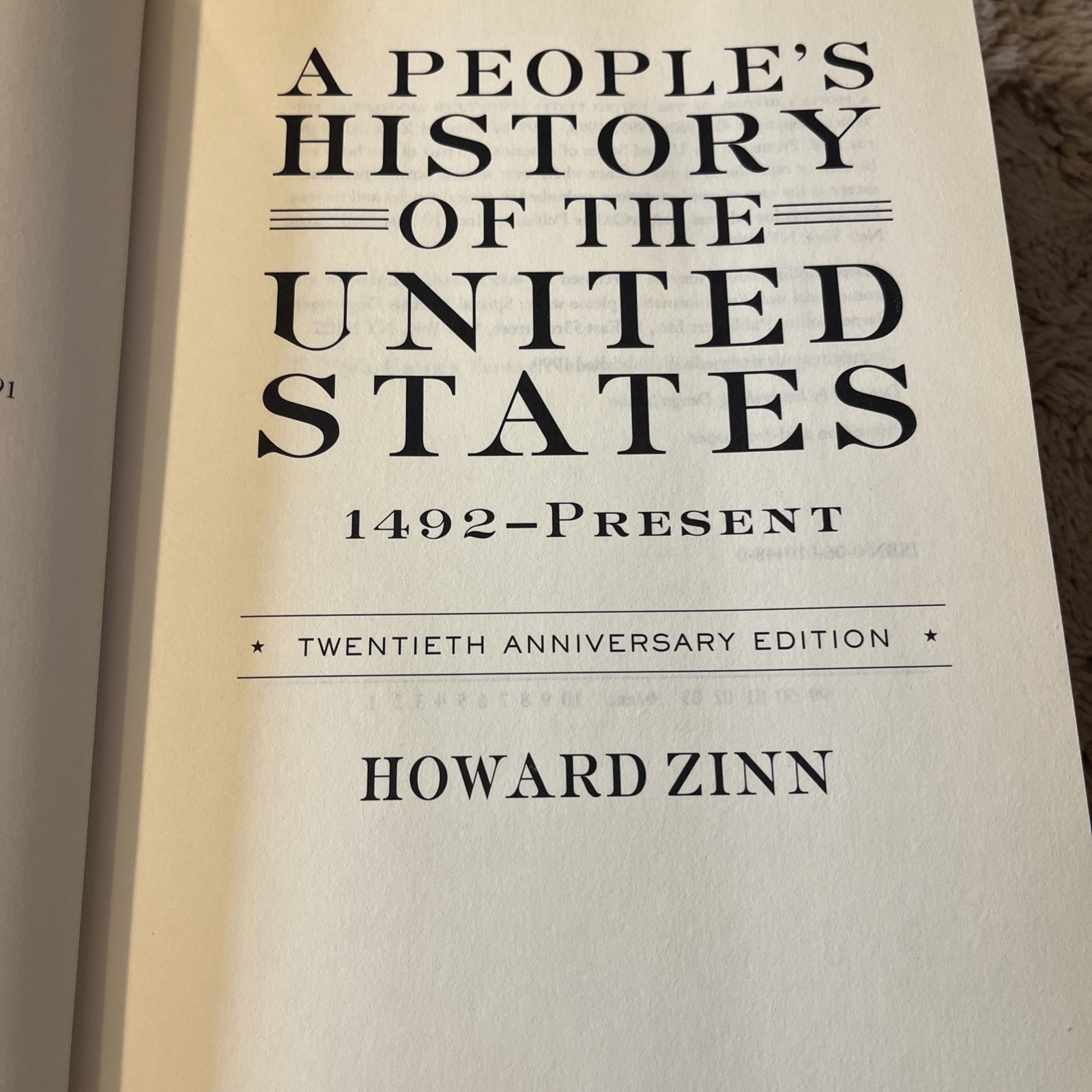 People’s History of the United States by Howard Zinn (1999, Hardcover)#2506